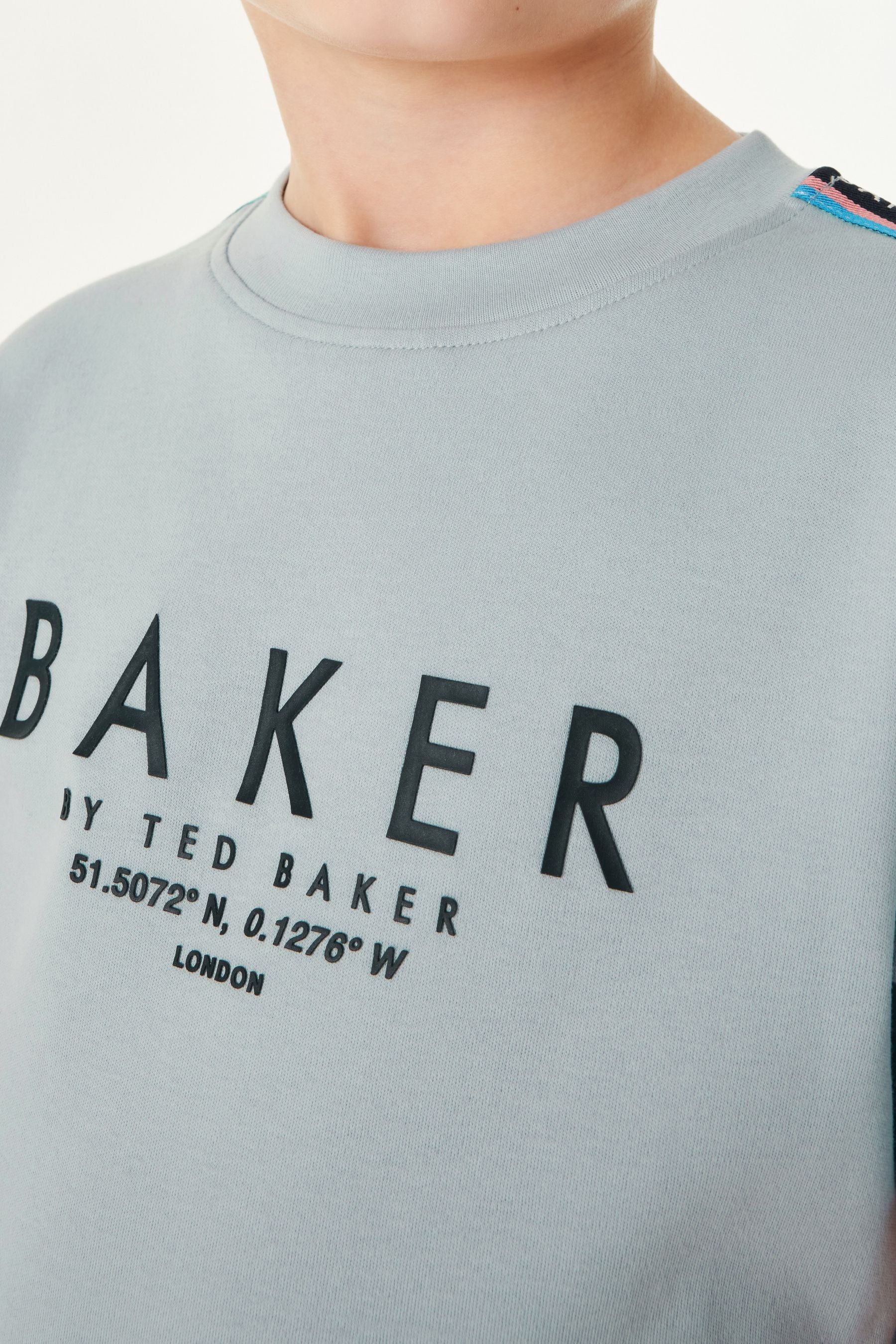 Baker by Ted Baker Blue Tape Detail T-Shirt