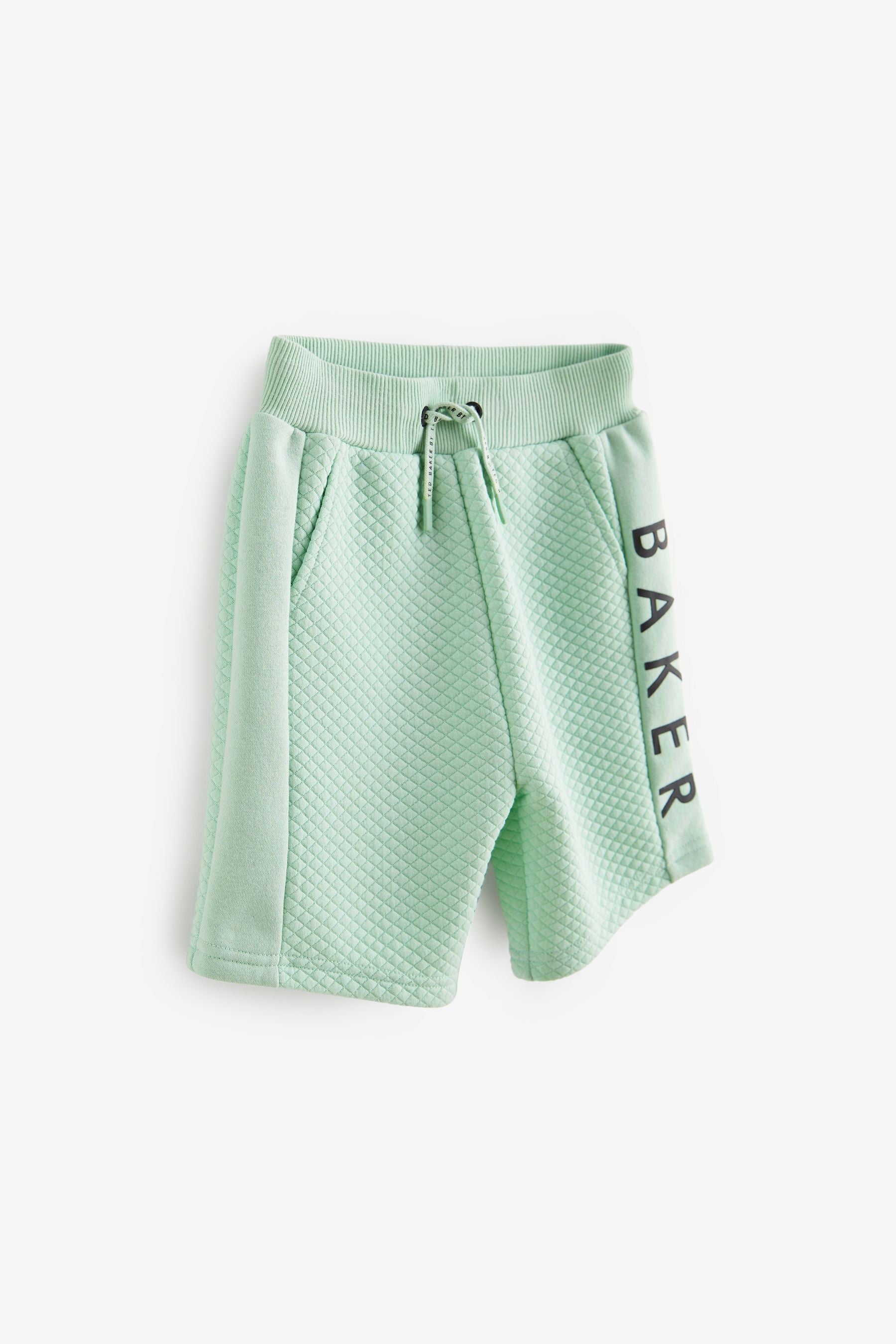 Green Baker by Ted Baker Textured Hoodie And Shorts Set