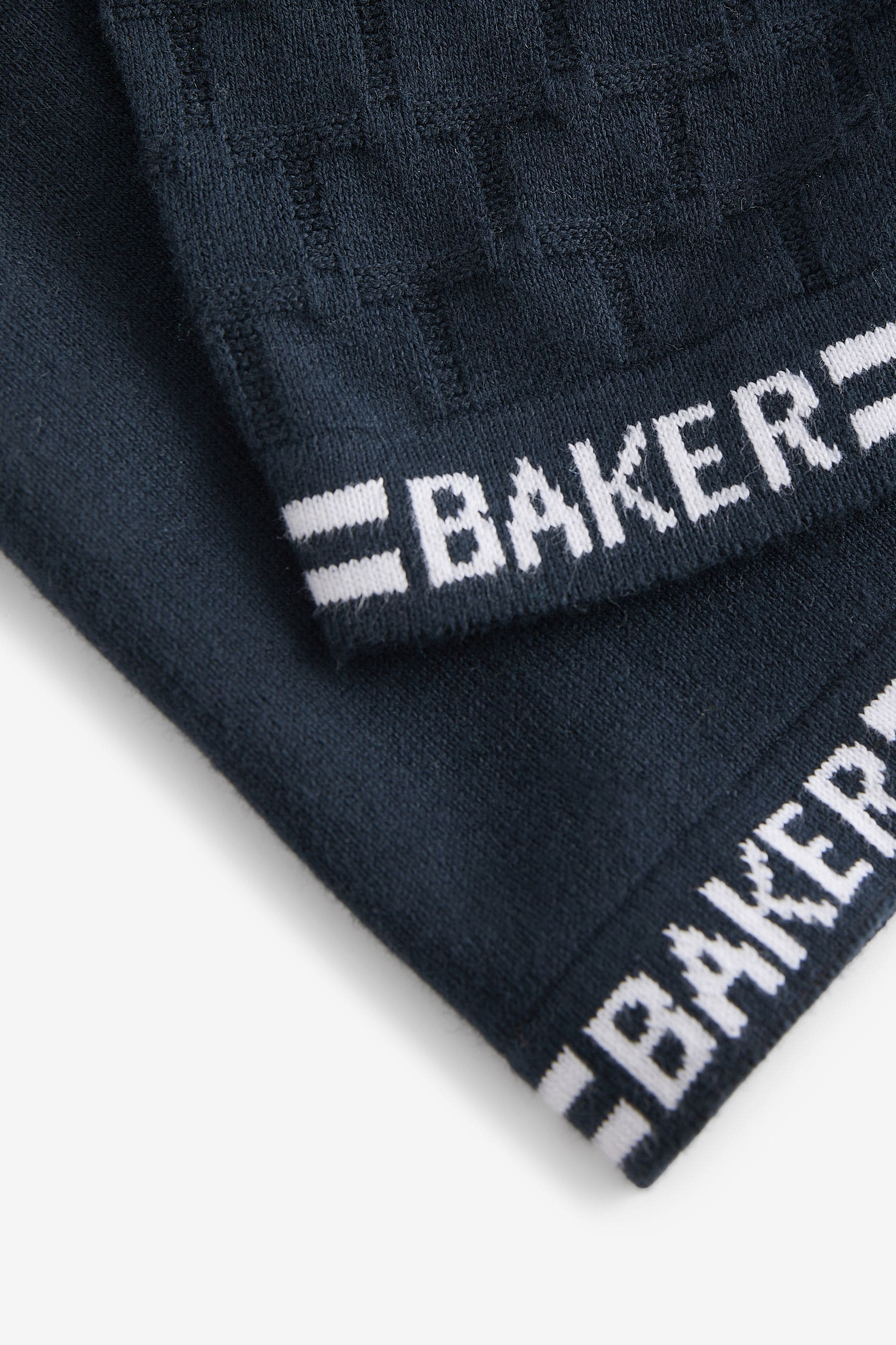 Navy Baker by Ted Baker Knitted Polo Shirt and Short Set