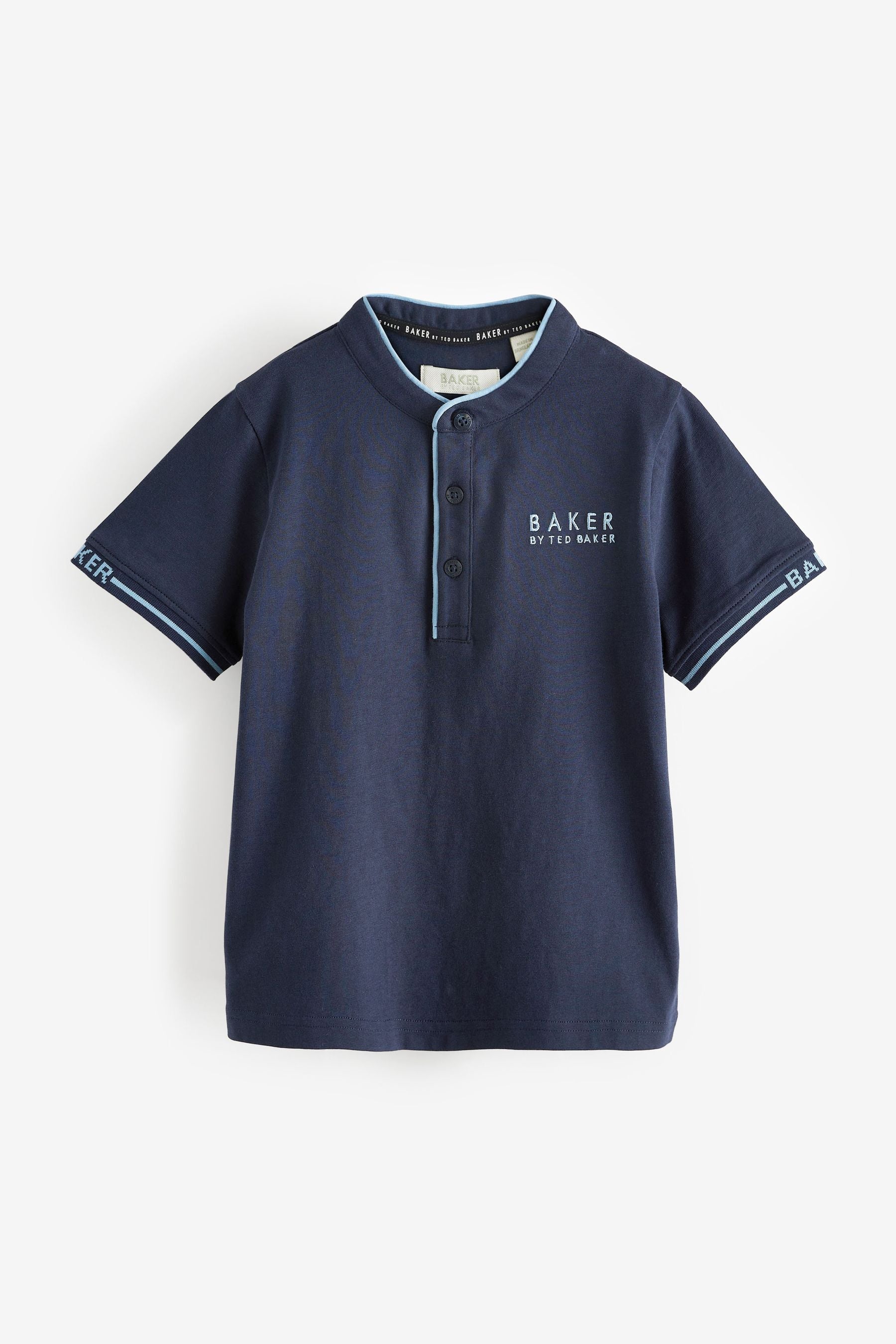 Navy Baker by Ted Baker Henley T-Shirt