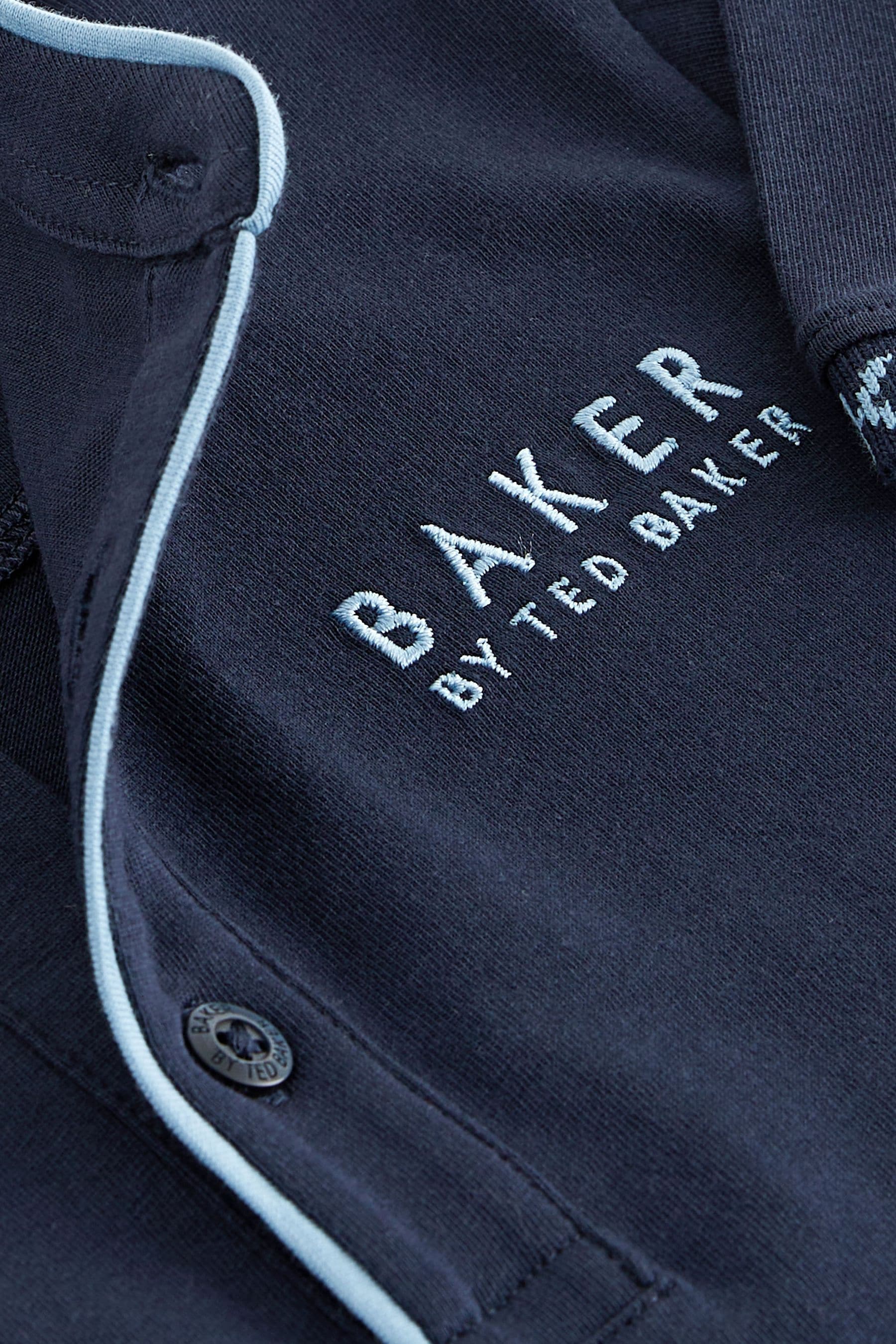 Navy Baker by Ted Baker Henley T-Shirt