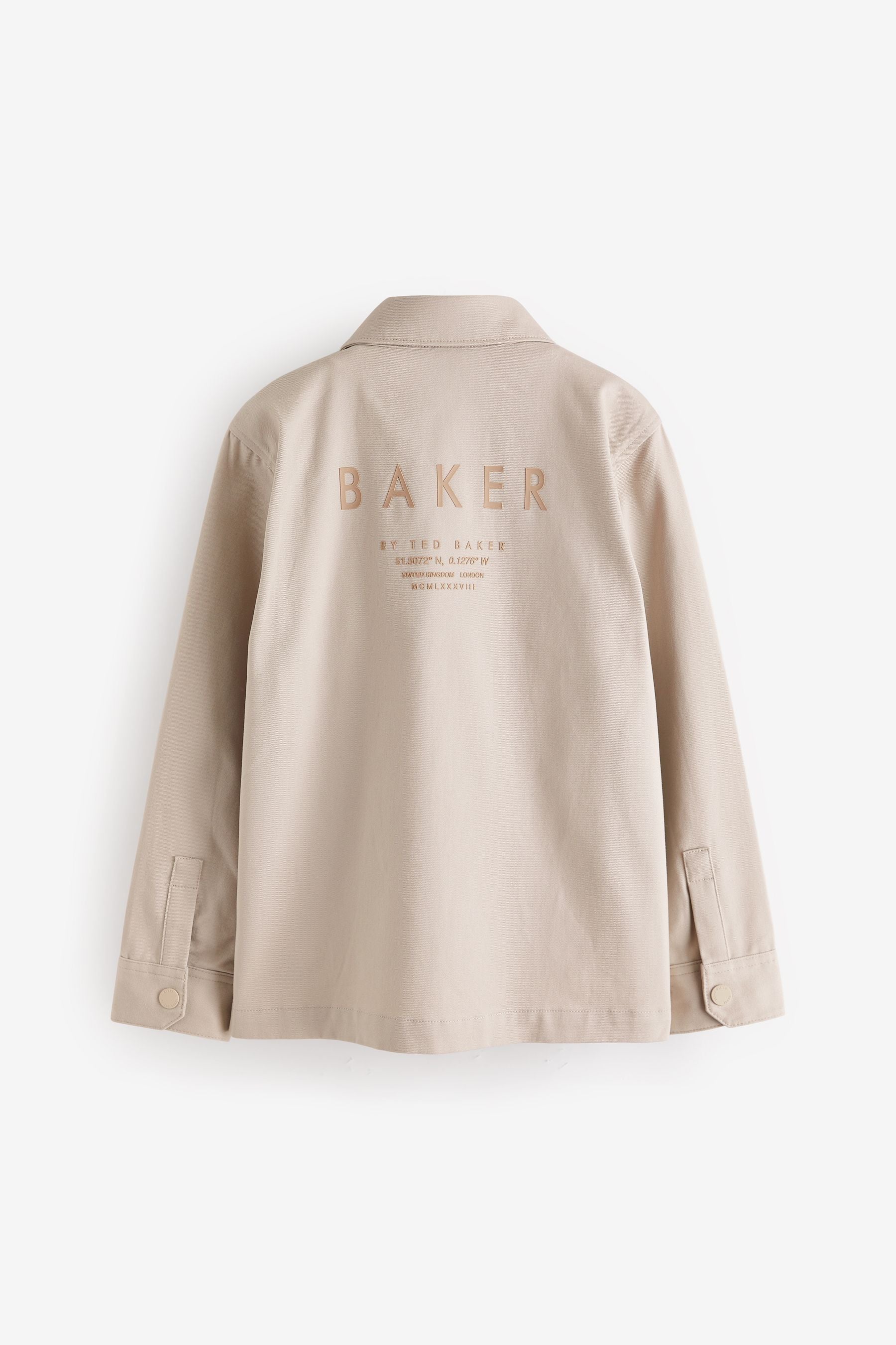 Baker by Ted Baker Stone Shacket and T-Shirt Set