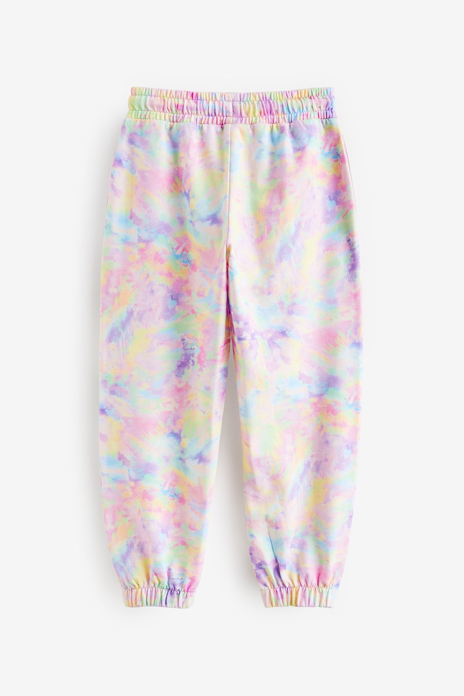 Multi Pink Printed Tie Dye Oversized 90s Joggers (3-16yrs)