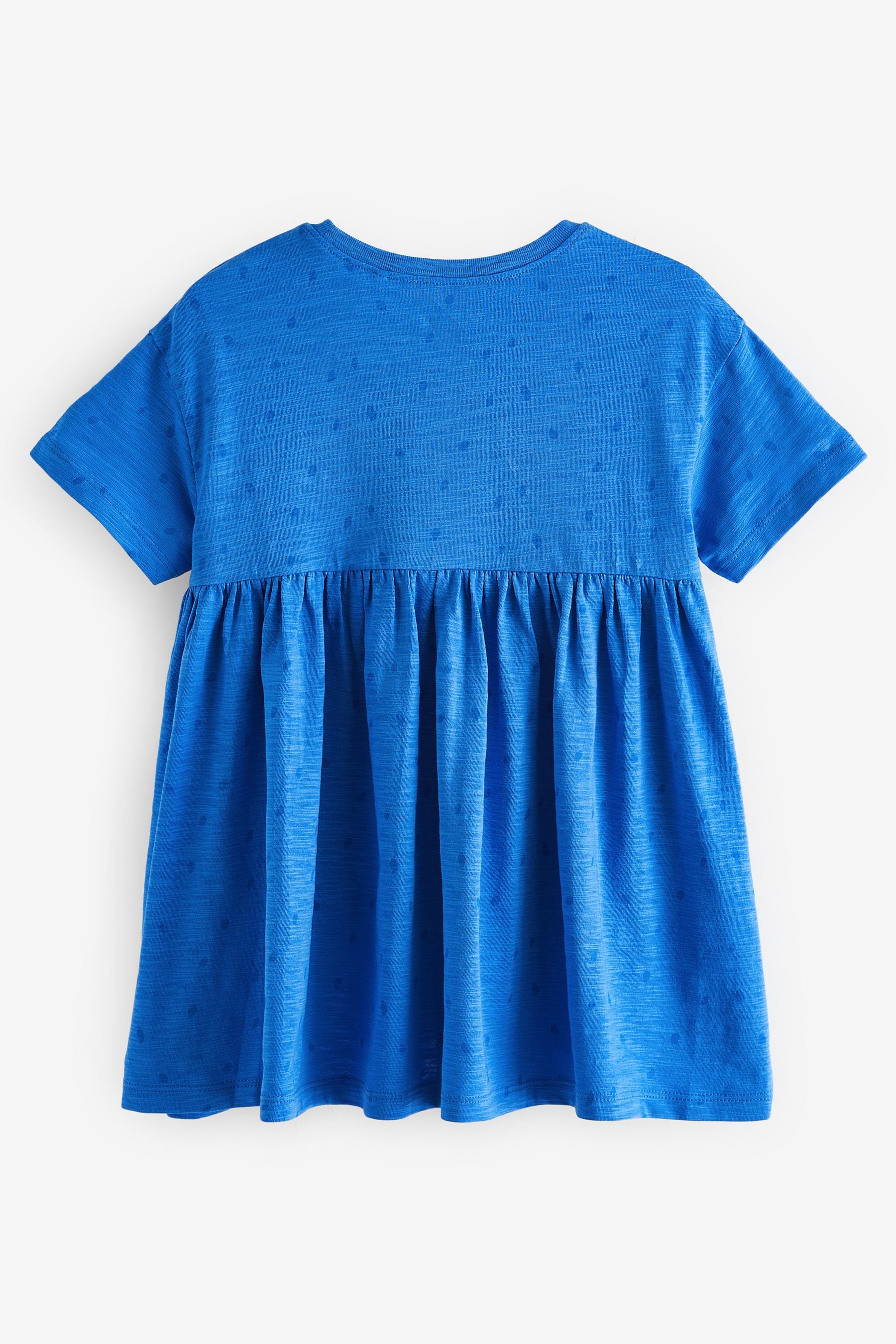 Blue Sequin Jersey Dress (9mths-7yrs)