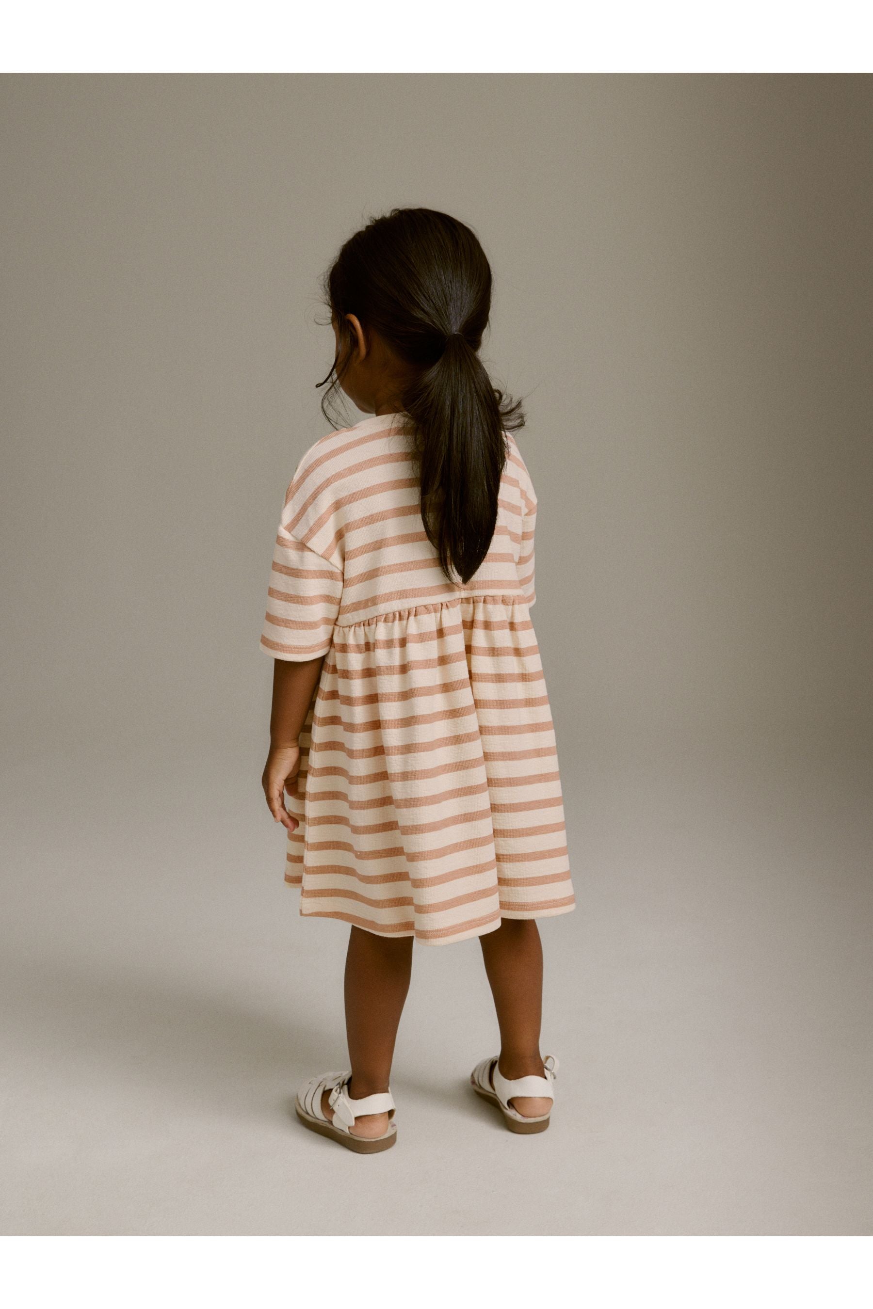 Stripe Textured Jersey Dress (3mths-7yrs)