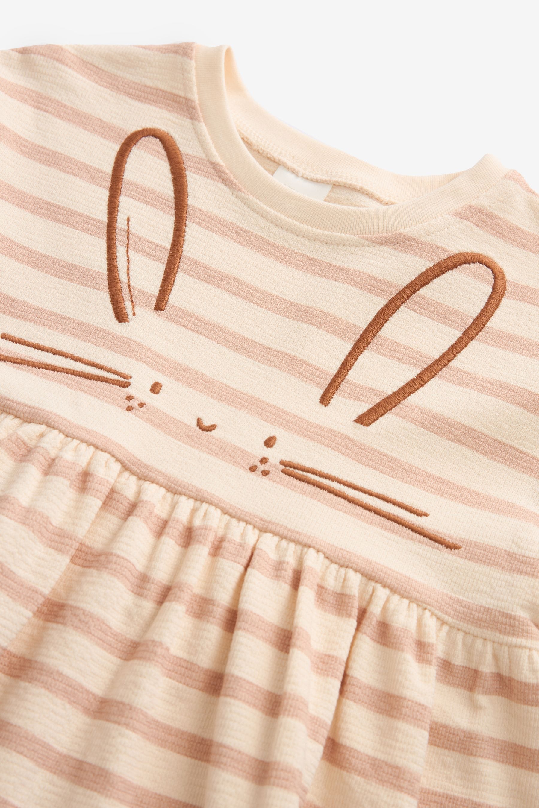 Stripe Textured Jersey Dress (3mths-7yrs)