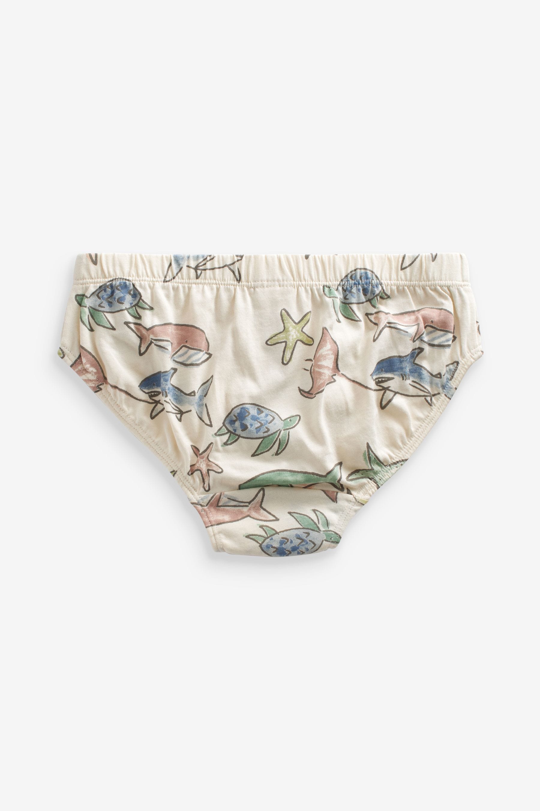 Shark Print Briefs 5 Pack (1.5-10yrs)