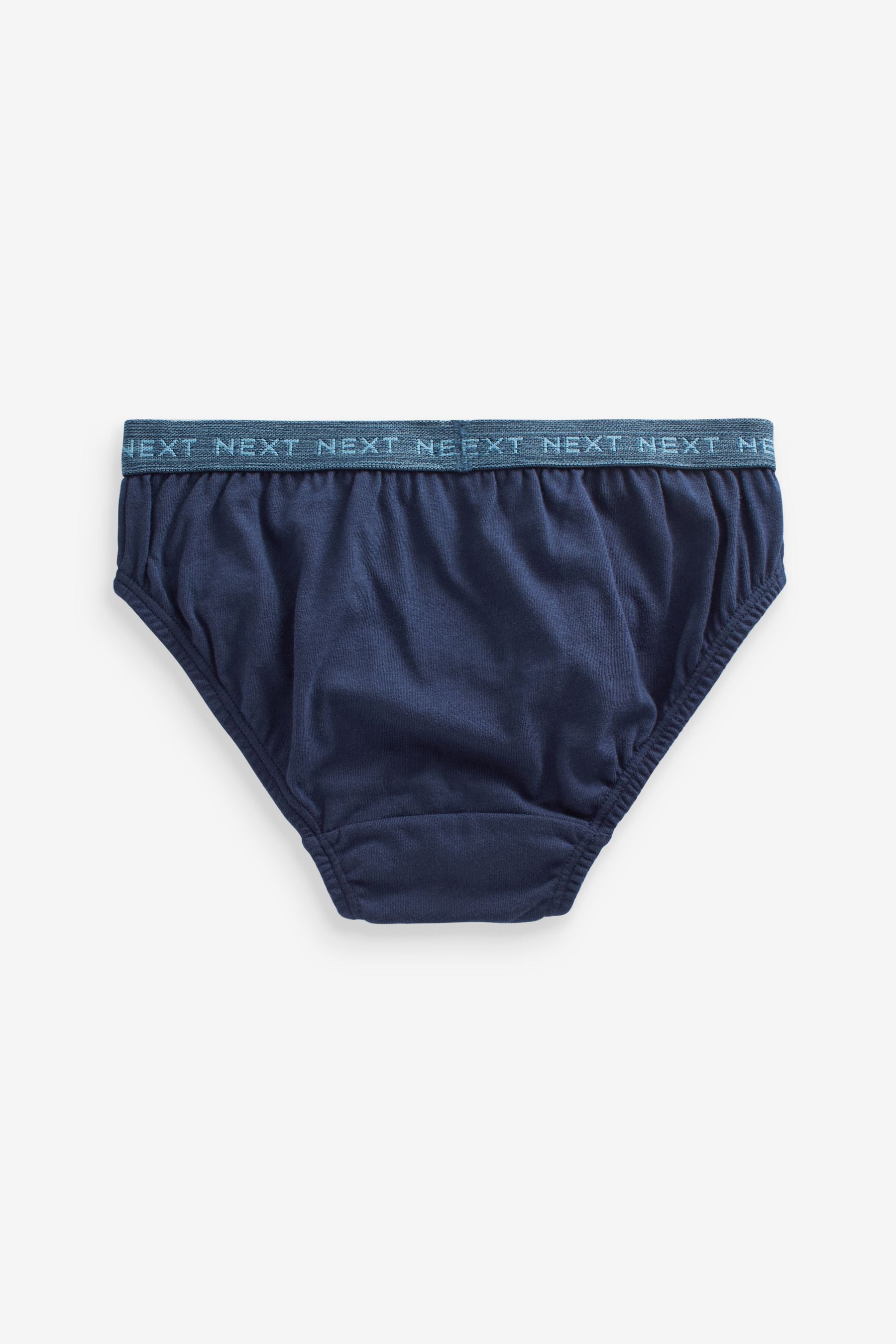 Blue Jacquard waistband Briefs 5 Pack (1.5-16yrs)