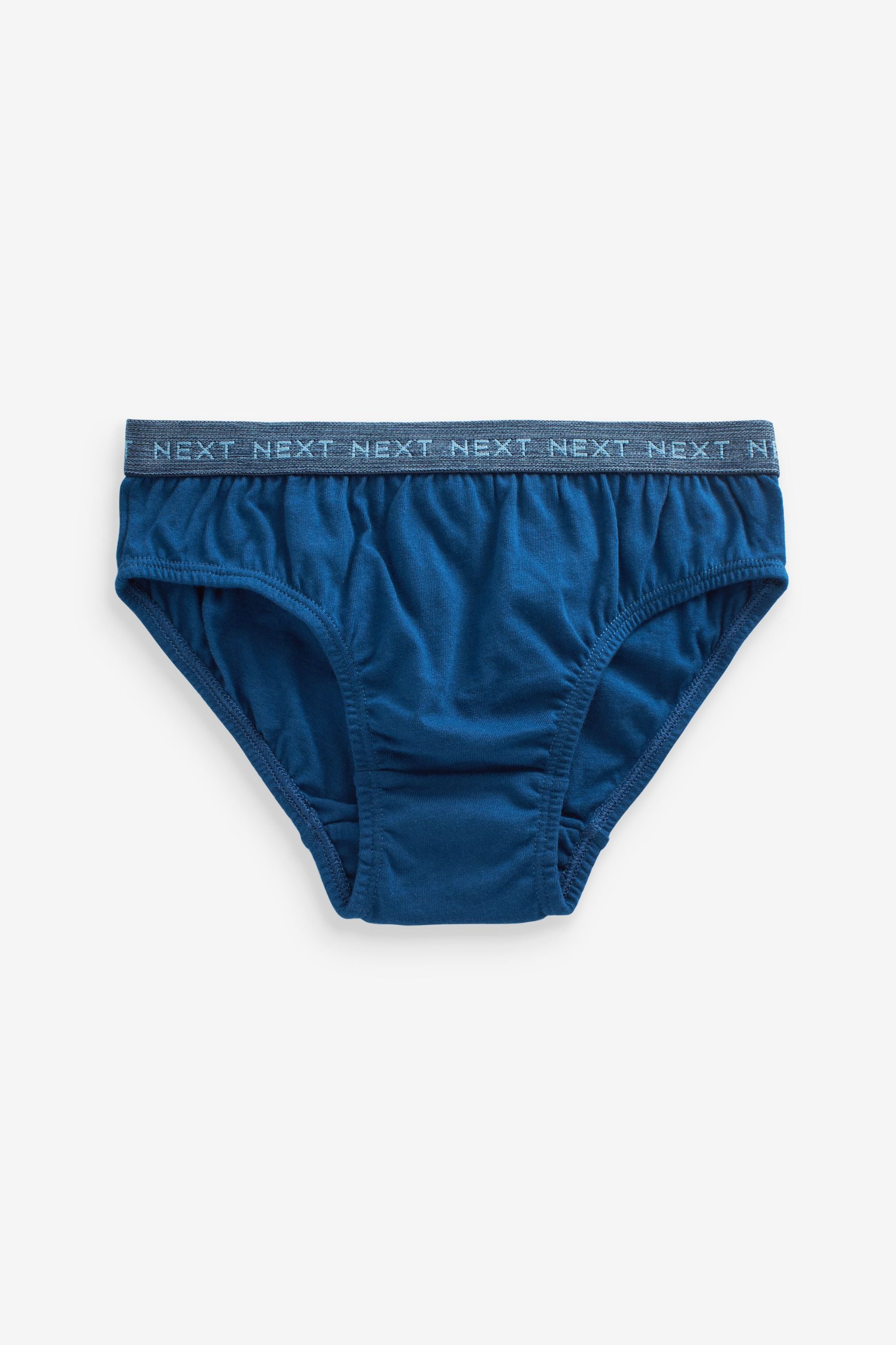 Blue Jacquard waistband Briefs 5 Pack (1.5-16yrs)