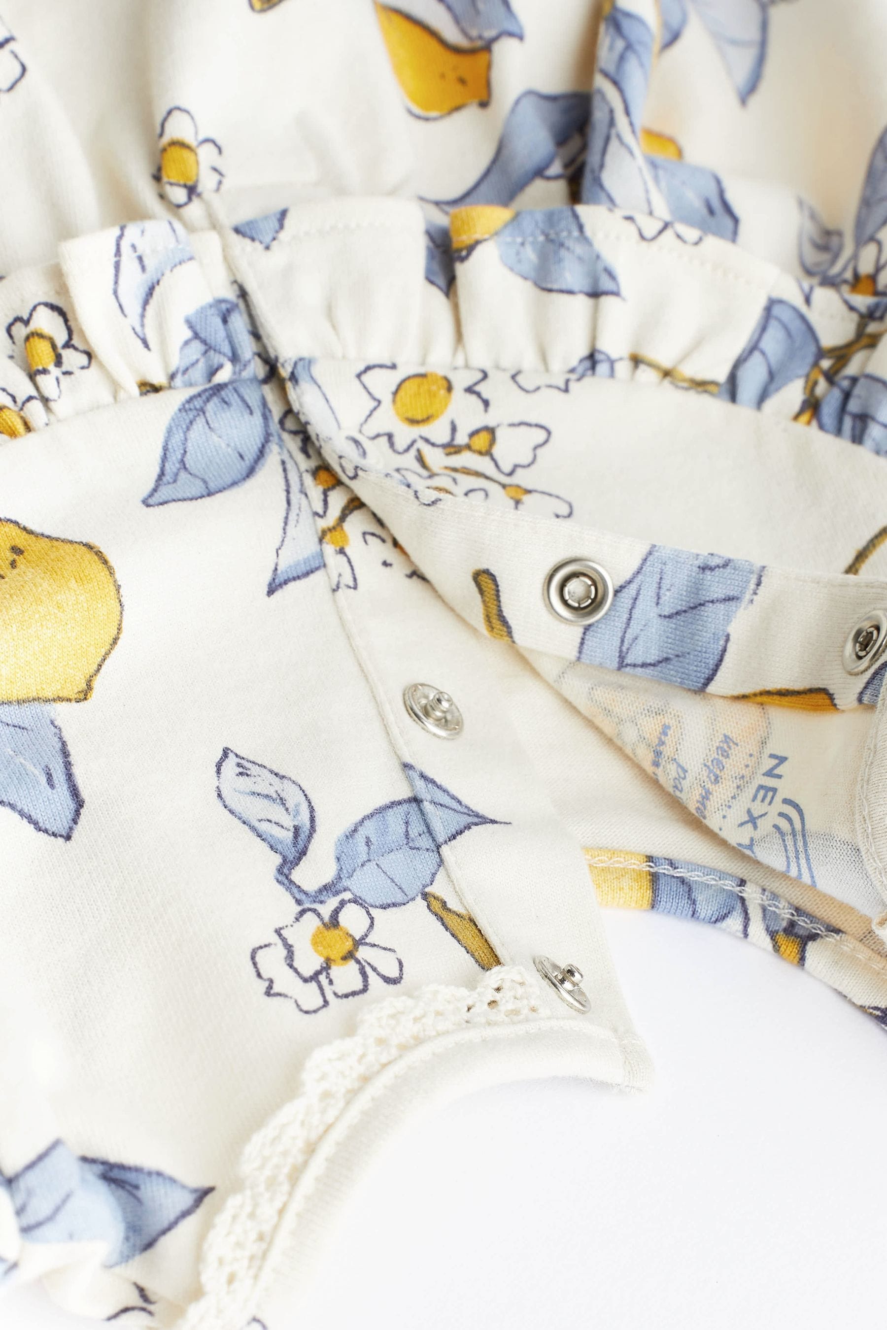 Blue/Yellow Print Baby Jersey Dress 2 Pack (0mths-3yrs)