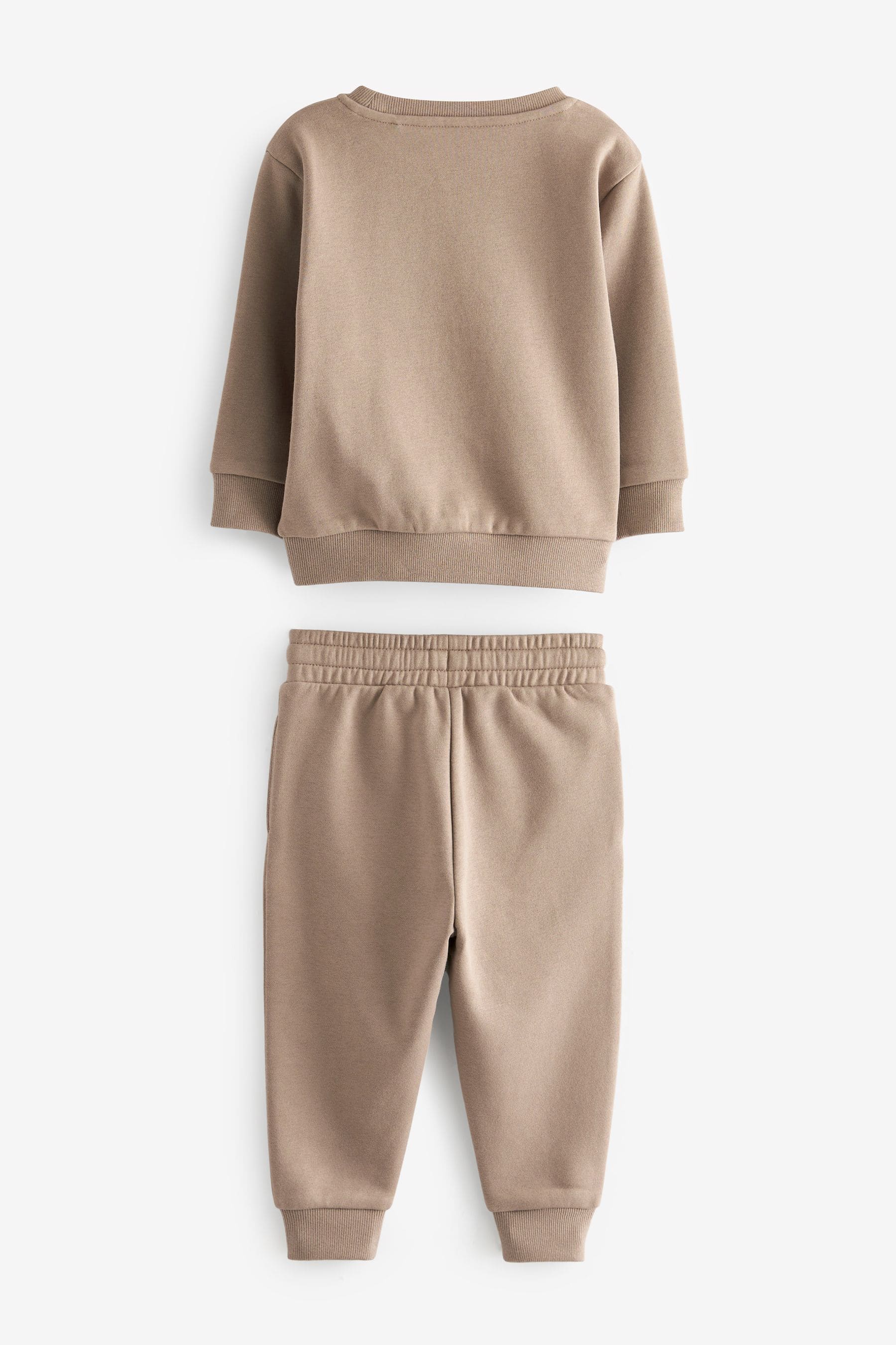 Stone Plain Jersey Sweatshirt and Joggers Set (3mths-7yrs)