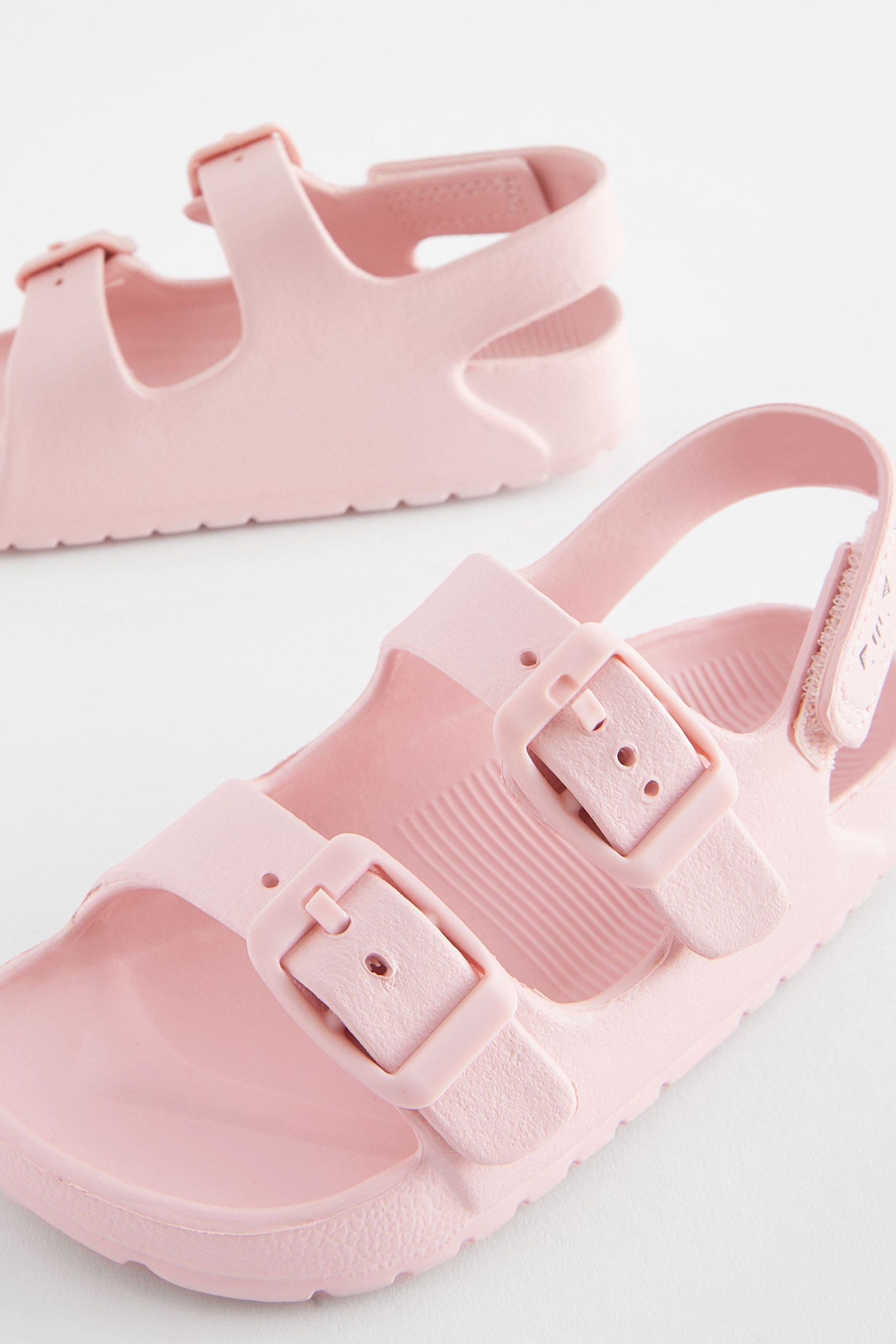 Pink Two Strap Sandals