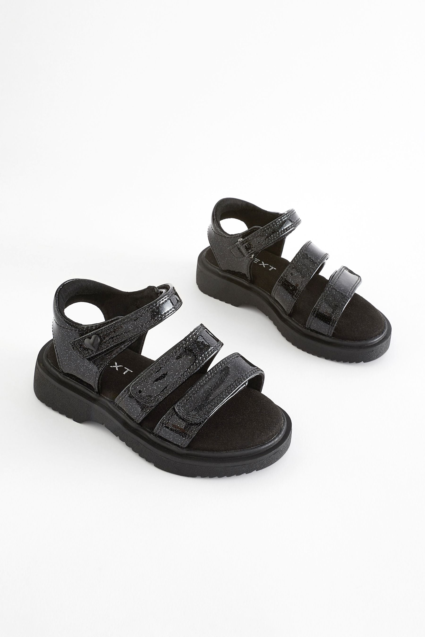 Black Chunky Sandals