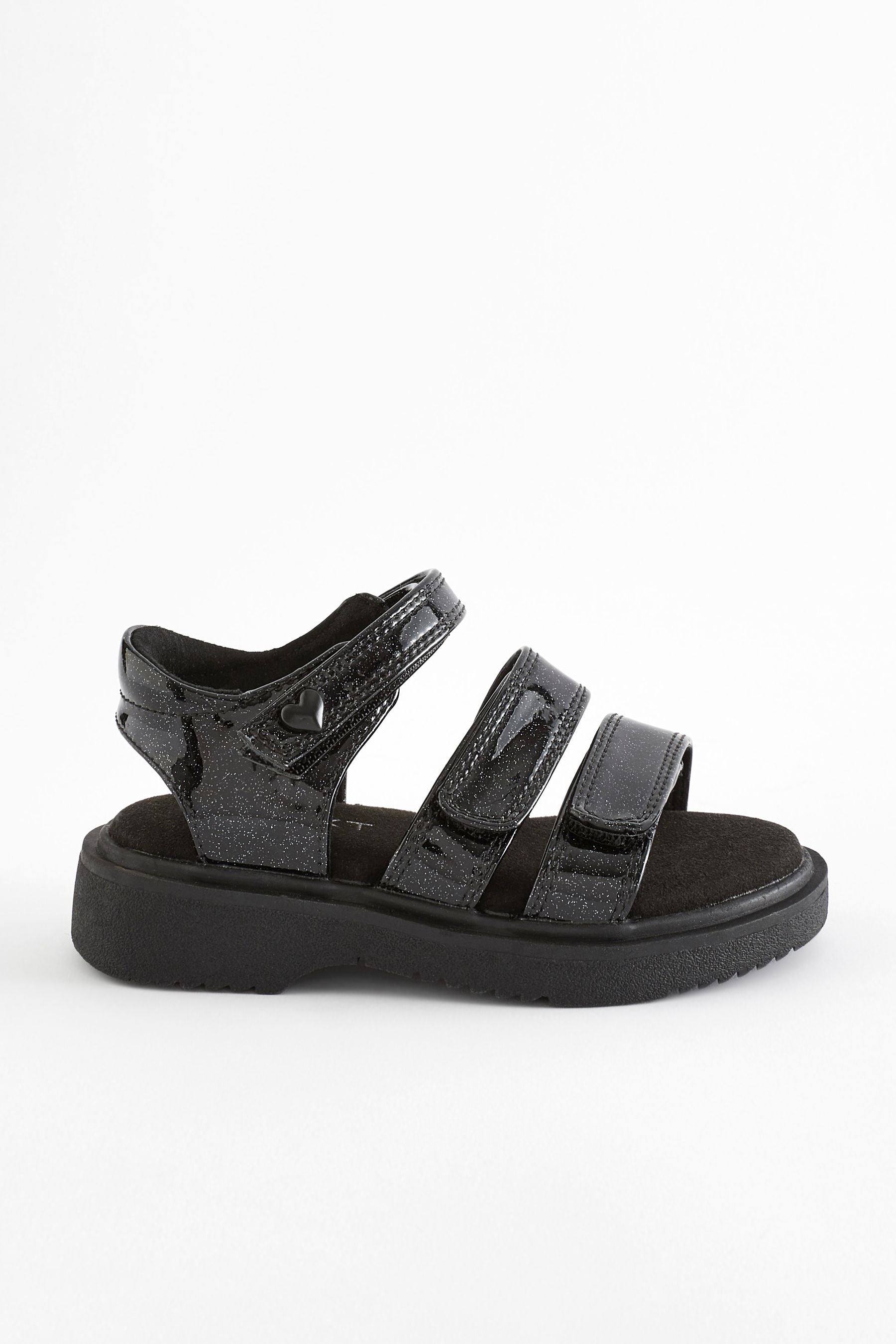 Black Chunky Sandals