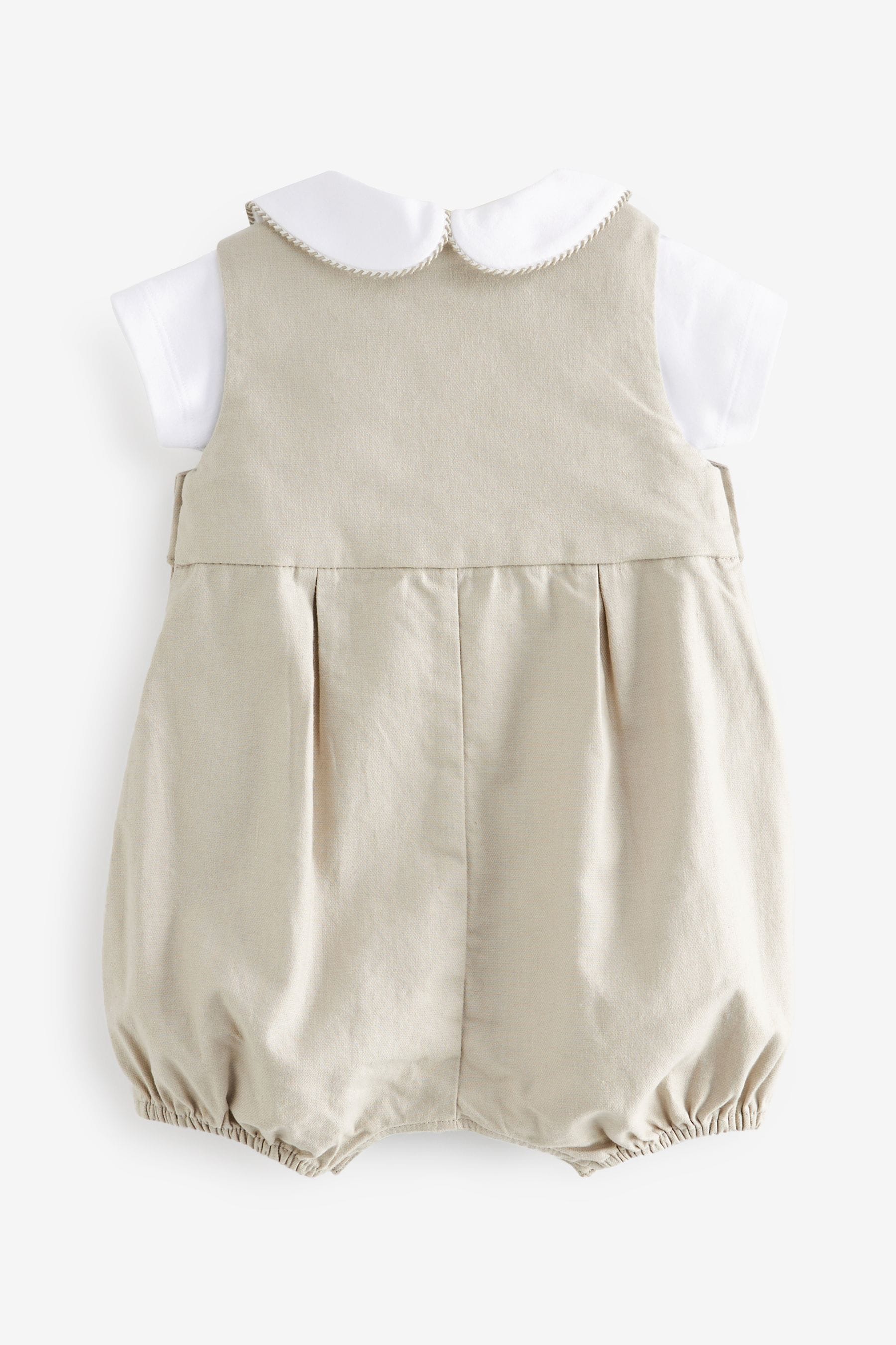 Neutral/White Smart Baby Romper, Bodysuit And Socks Set (0mths-2yrs)