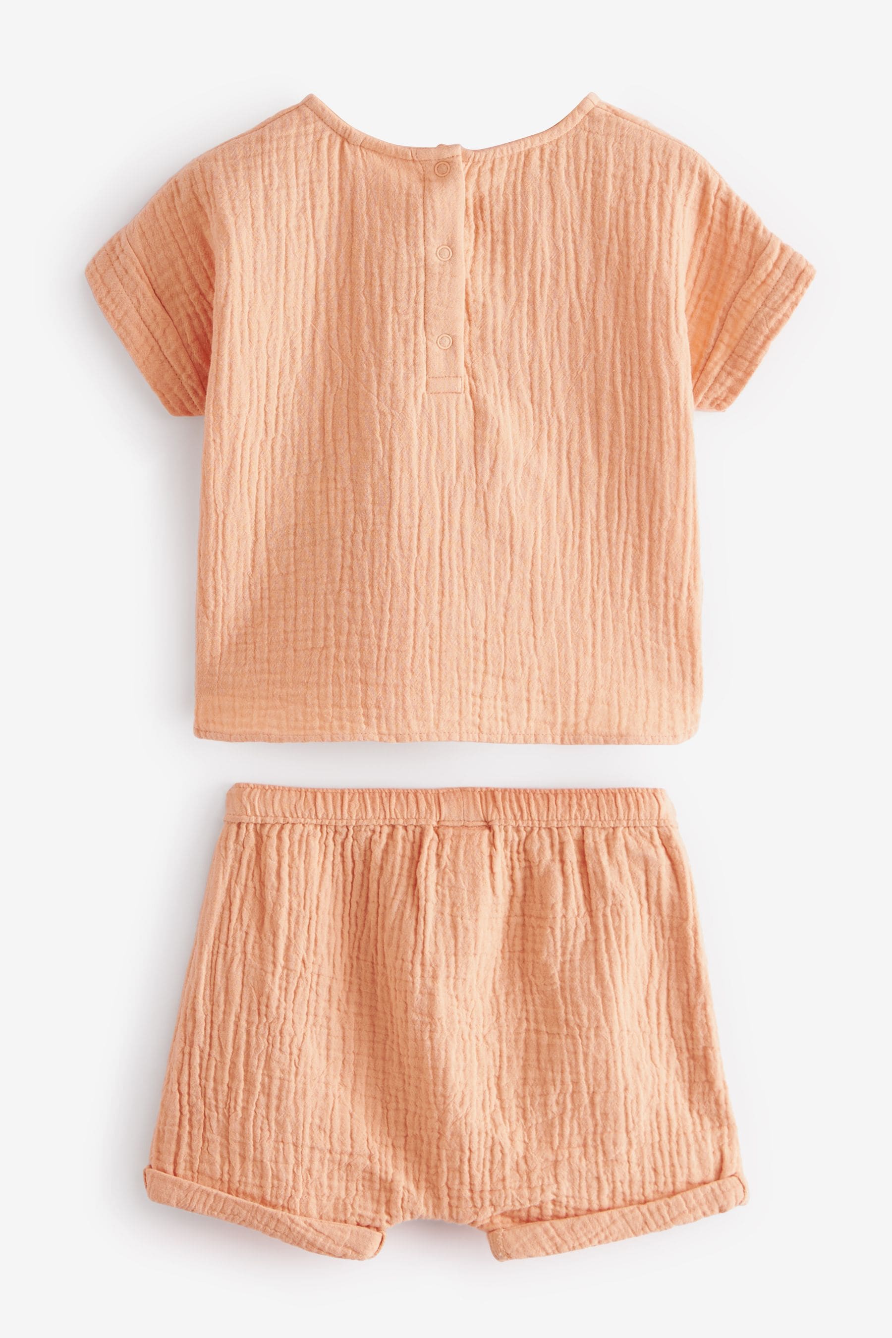 Orange Baby Top And Shorts Set (0mths-3yrs)