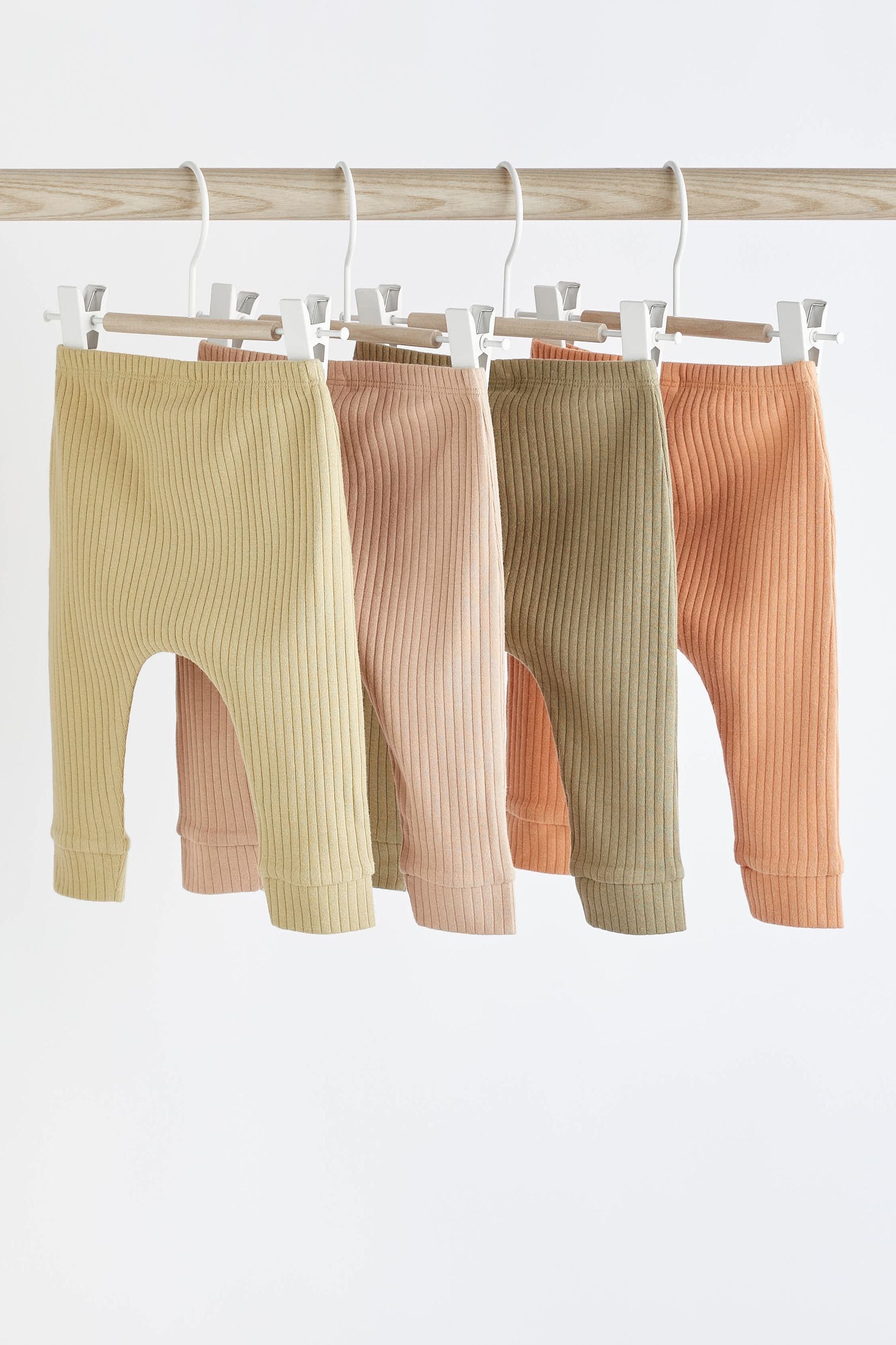 Minerals Rib Baby Leggings 4 Pack