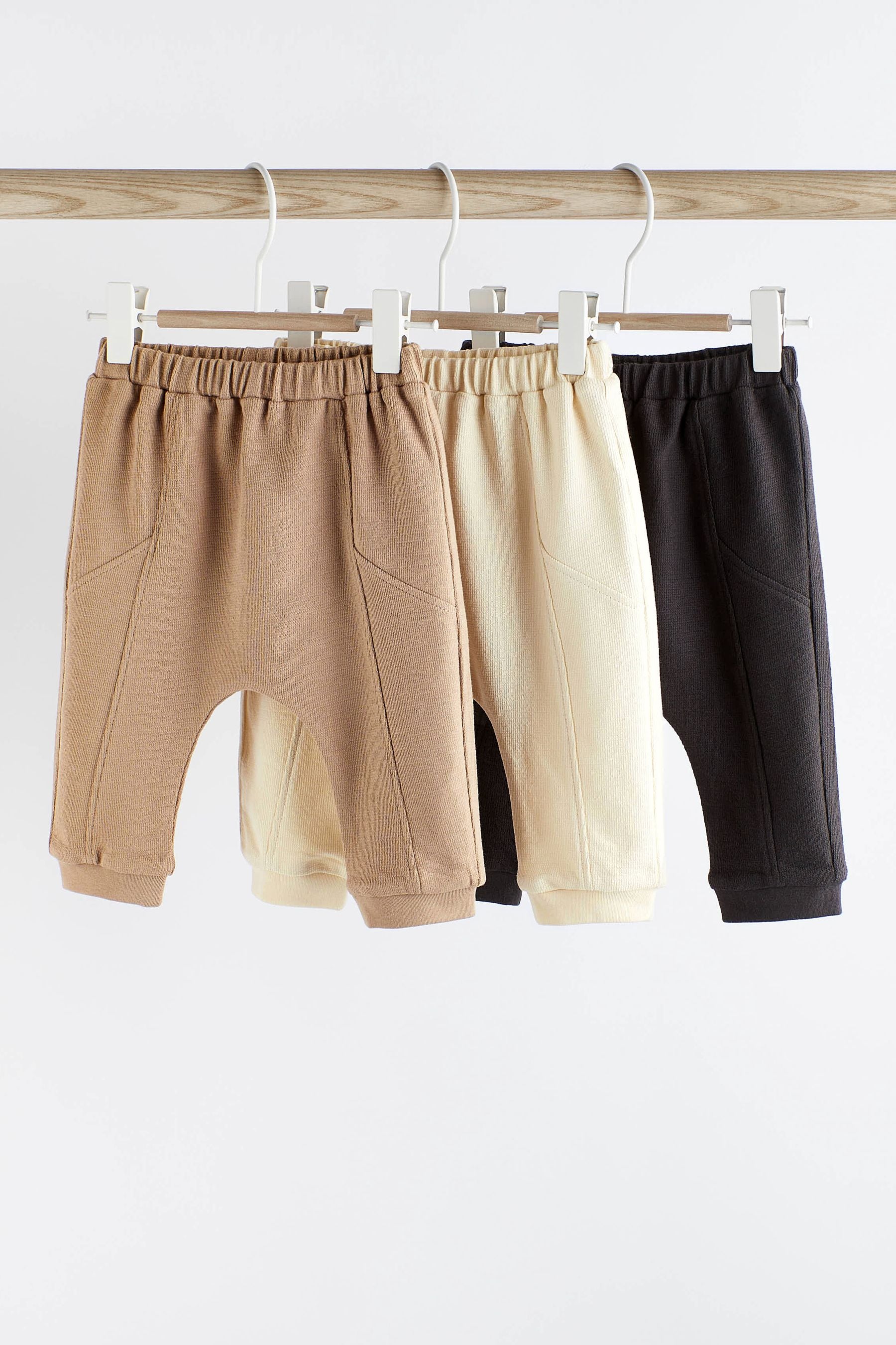 Neutral/Mono Baby Joggers 3 Pack