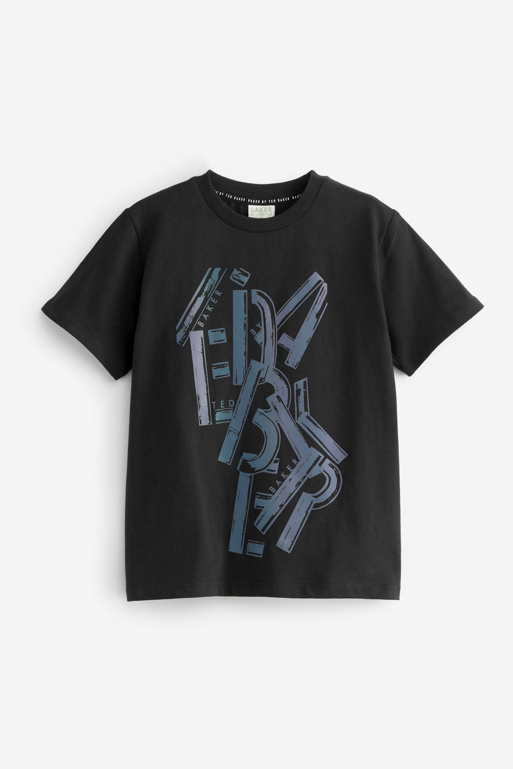 Black Baker by Ted Baker Reflective T-Shirt