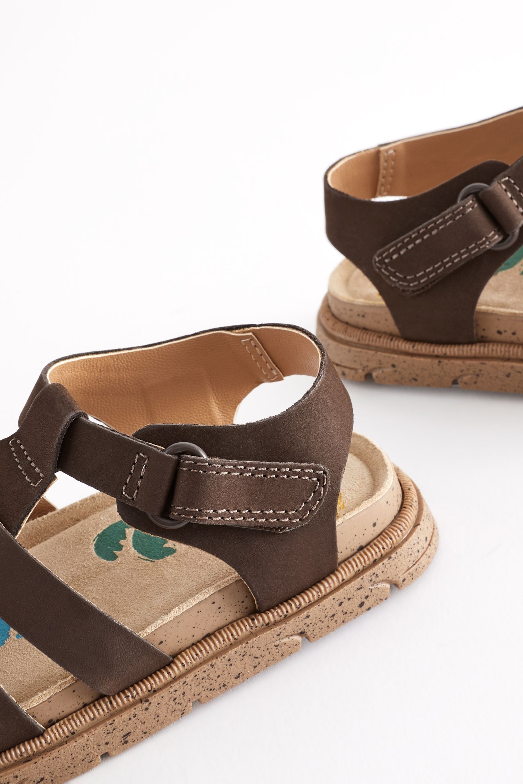 Brown Leather Fisherman Sandals