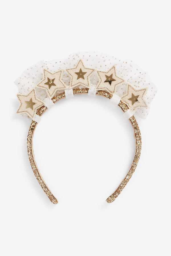 Gold Star Nativity Hairband