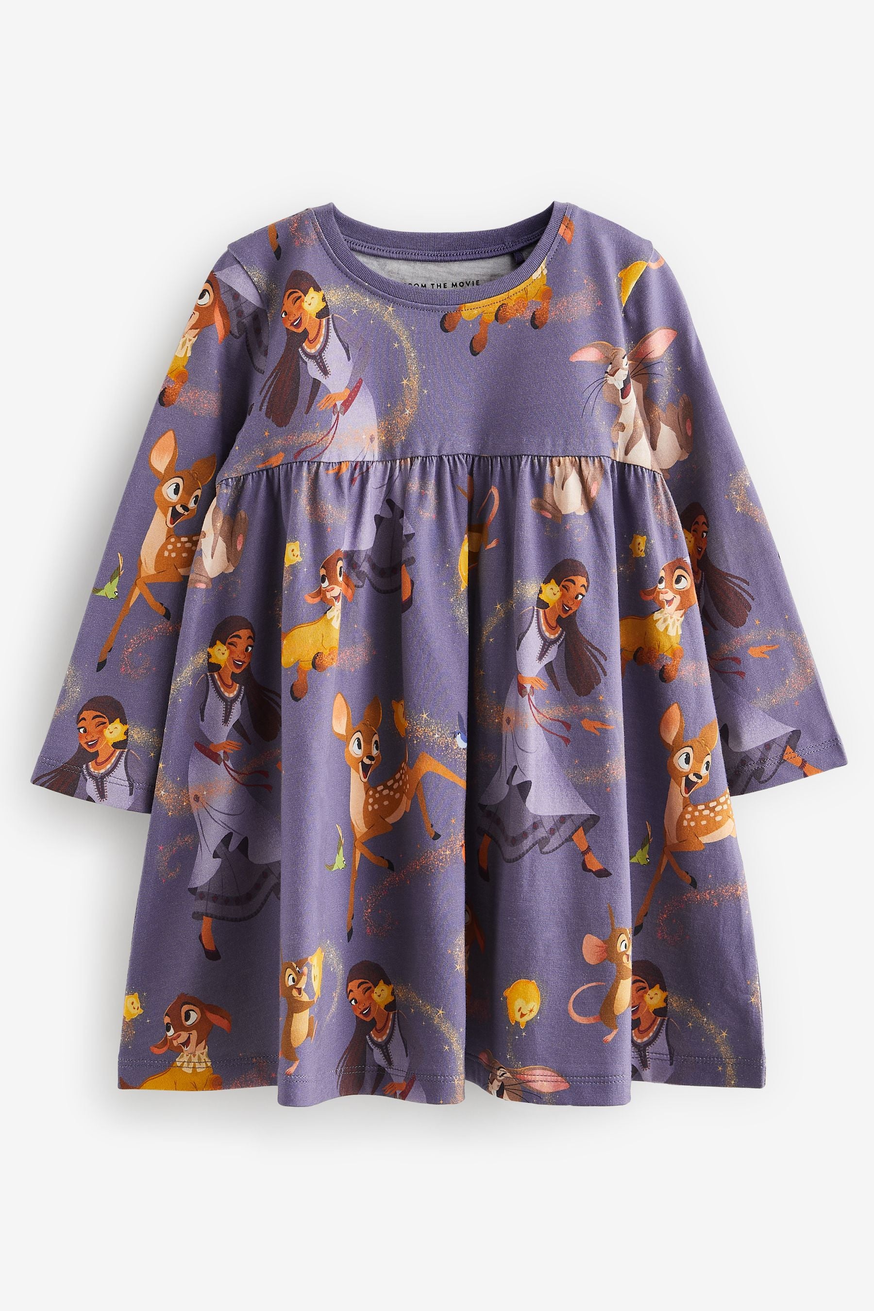 Purple Long Sleeve Wish Dress (3mths-7yrs)