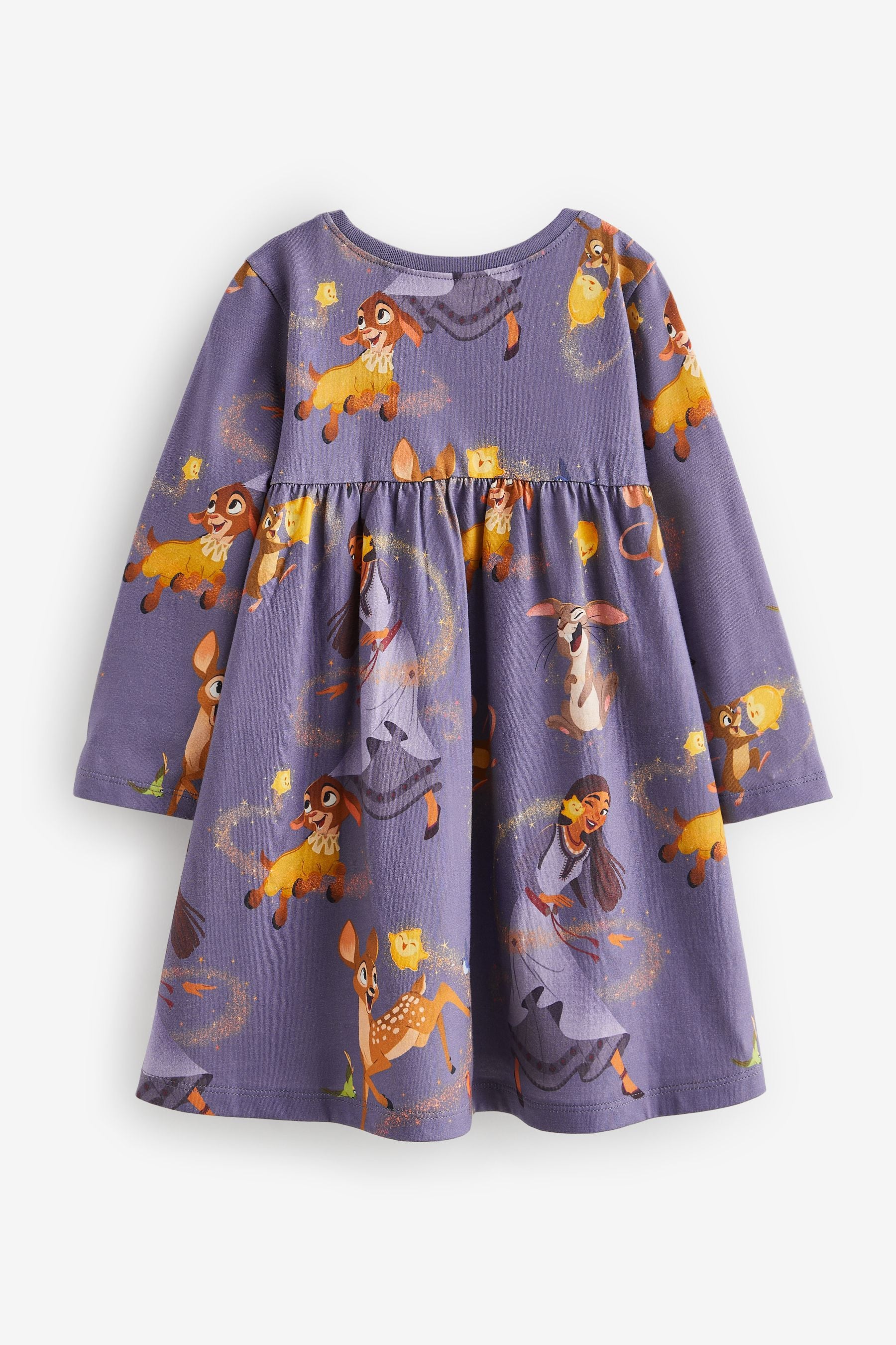 Purple Long Sleeve Wish Dress (3mths-7yrs)