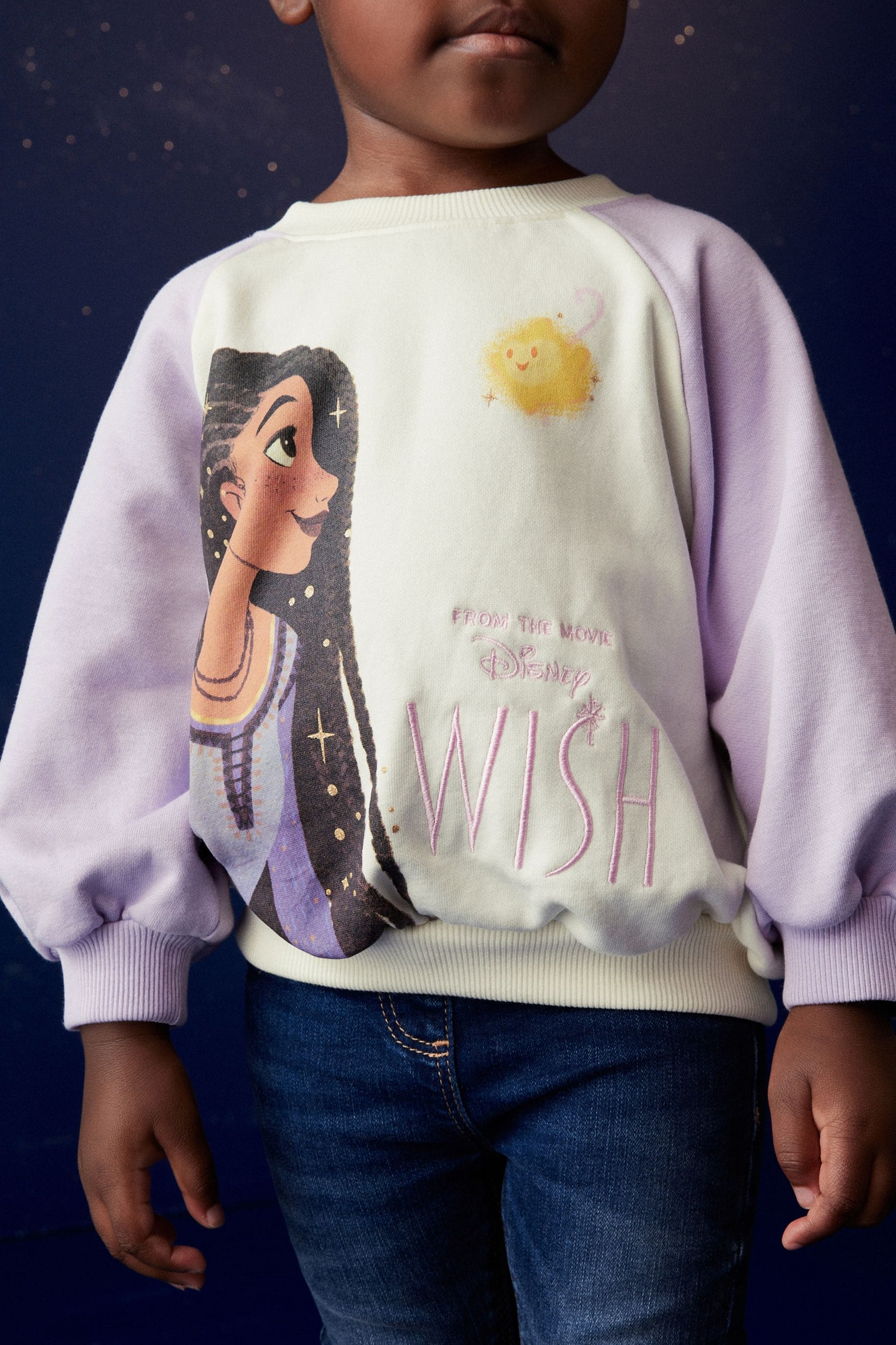 Wish Lilac Purple Disney Sweatshirt (3mths-7yrs)