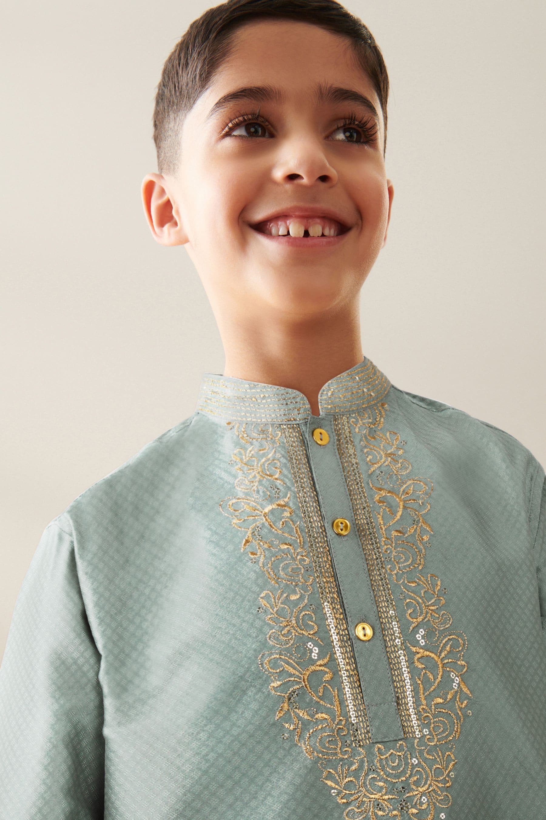 Turqouise Blue Boys Kurta (3mths-16yrs)