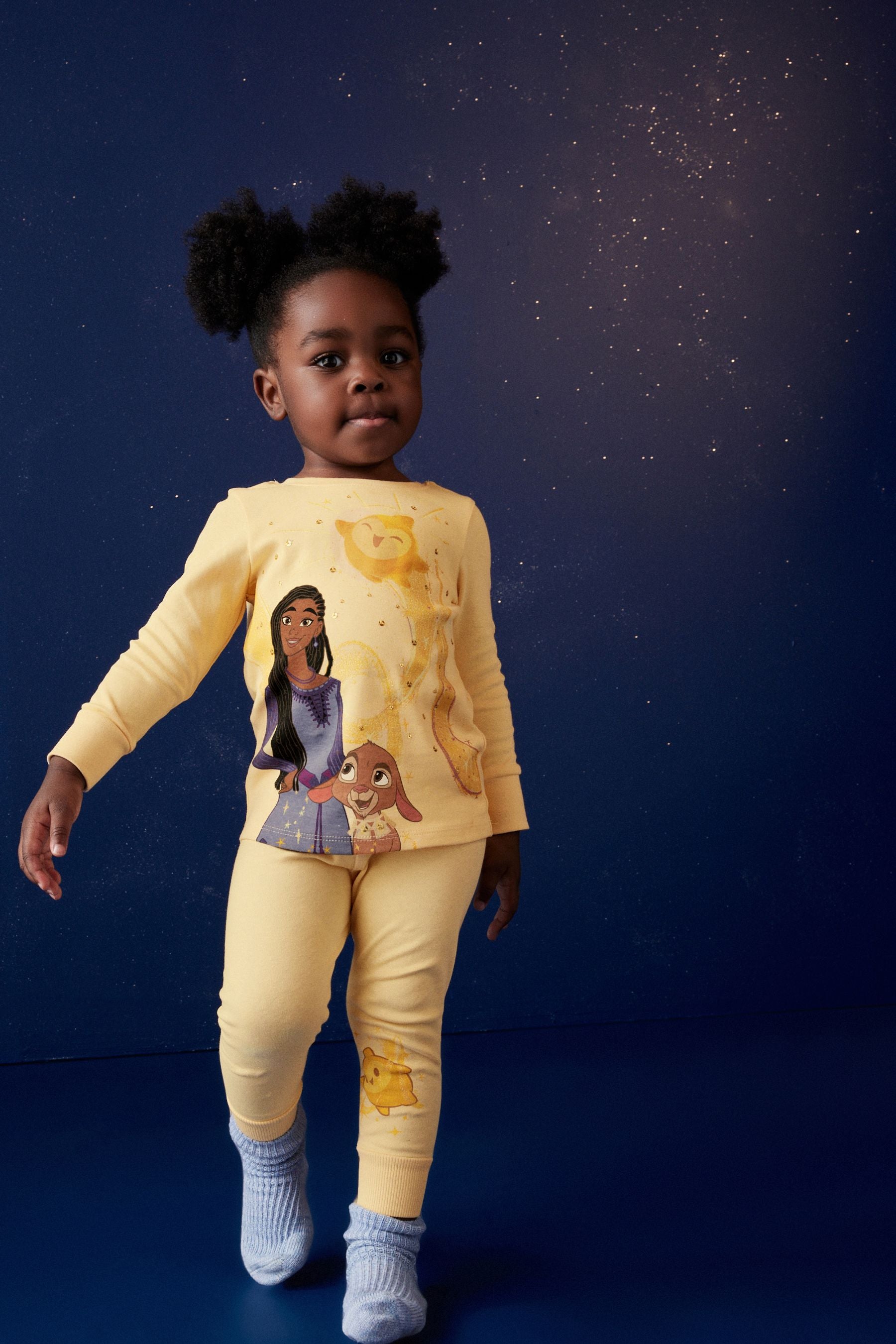 Yellow Disney Wish Asha Pyjamas (9mths-10yrs)