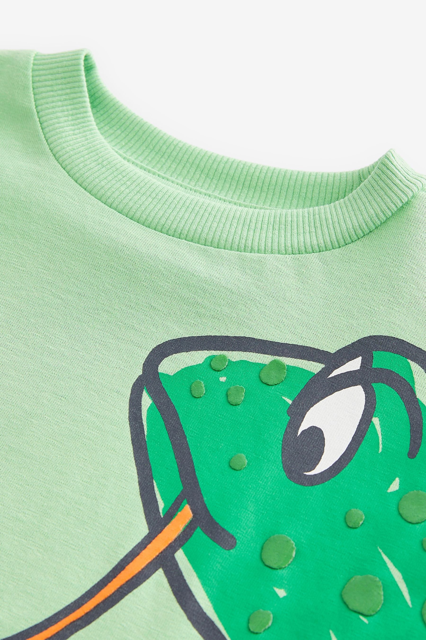 Green Frog Short Sleeve Character T-Shirt (3mths-7yrs)