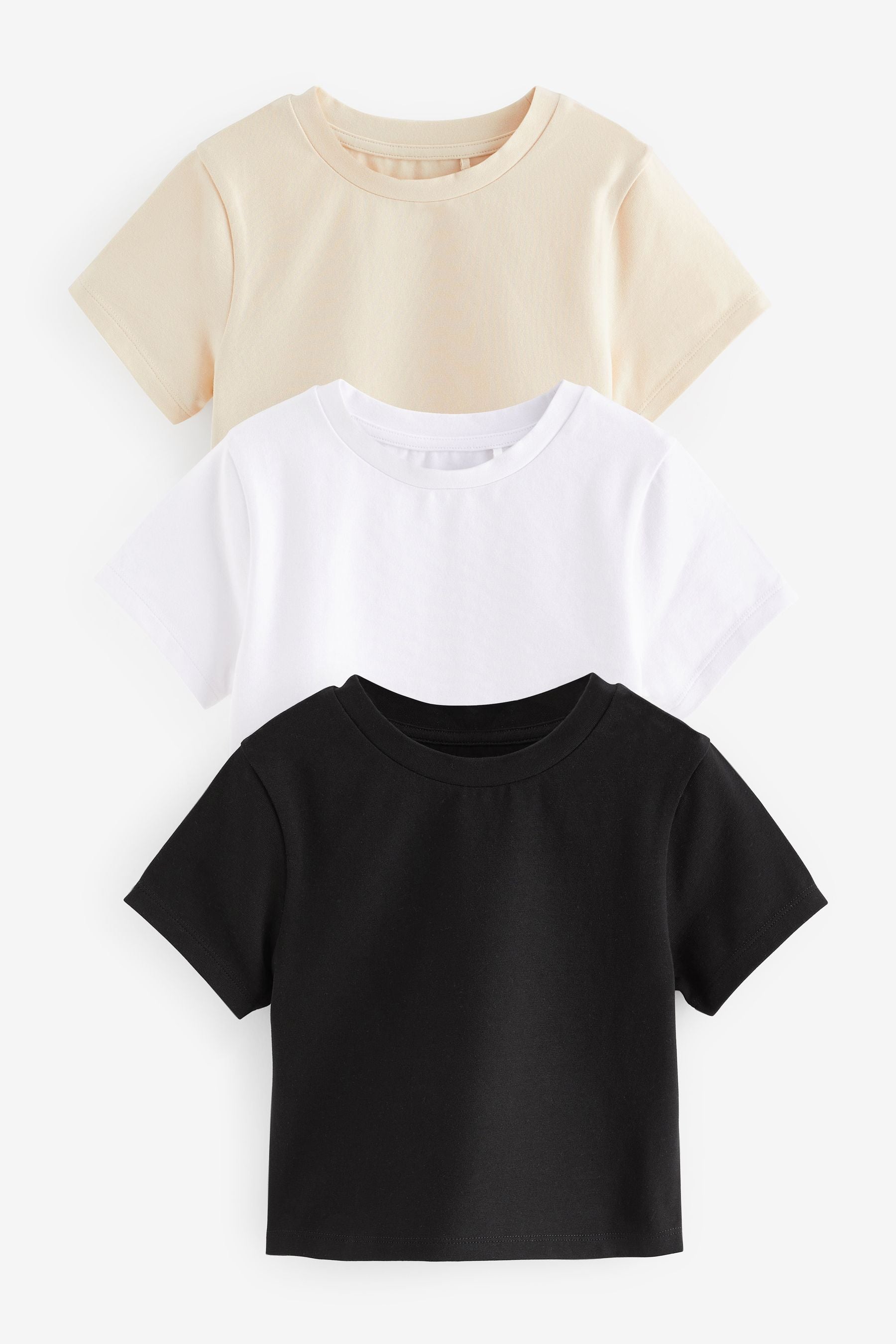 Black/White/Neutral 3 Pack Boxy T-Shirt (3-16yrs)