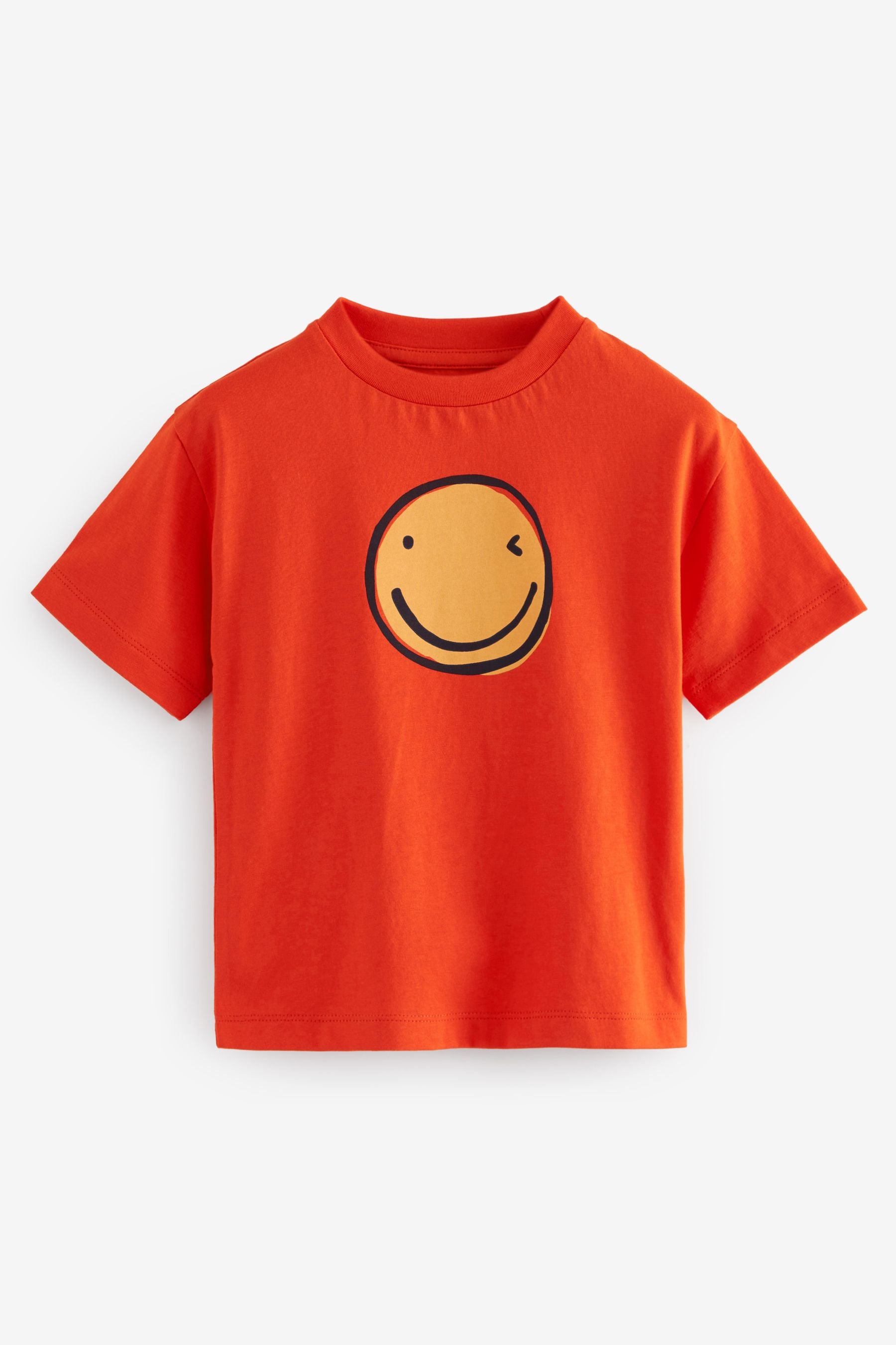 Red Short Sleeve Character T-Shirt (3mths-7yrs)