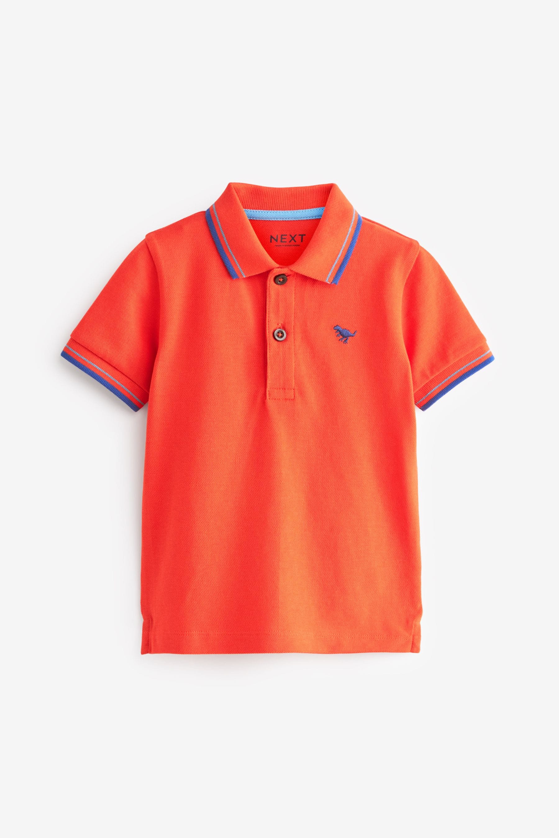 Red Short Sleeve Polo Shirt (3mths-7yrs)