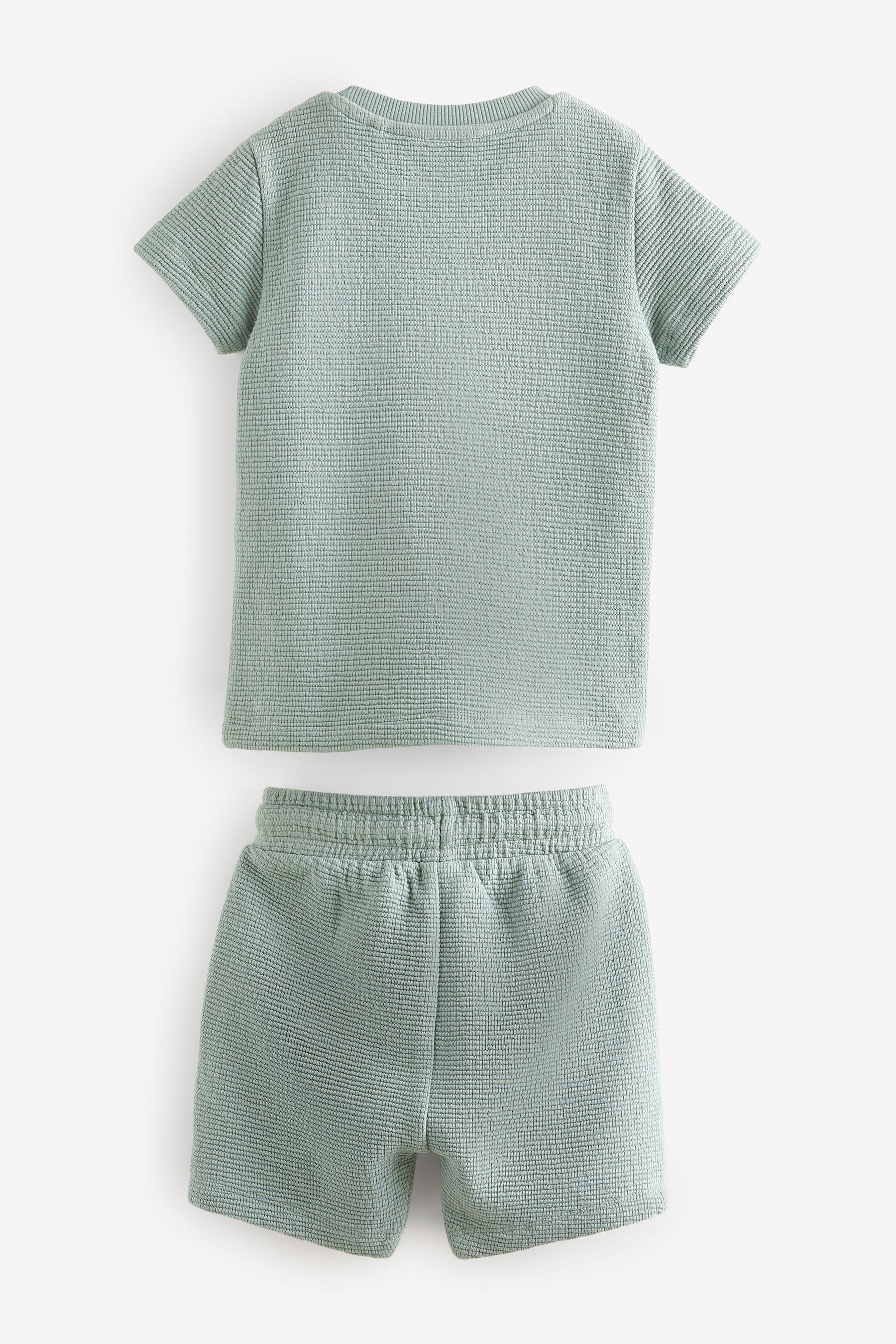 Minerals Textured Jersey Pocket T-Shirt and Shorts Set (3mths-7yrs)