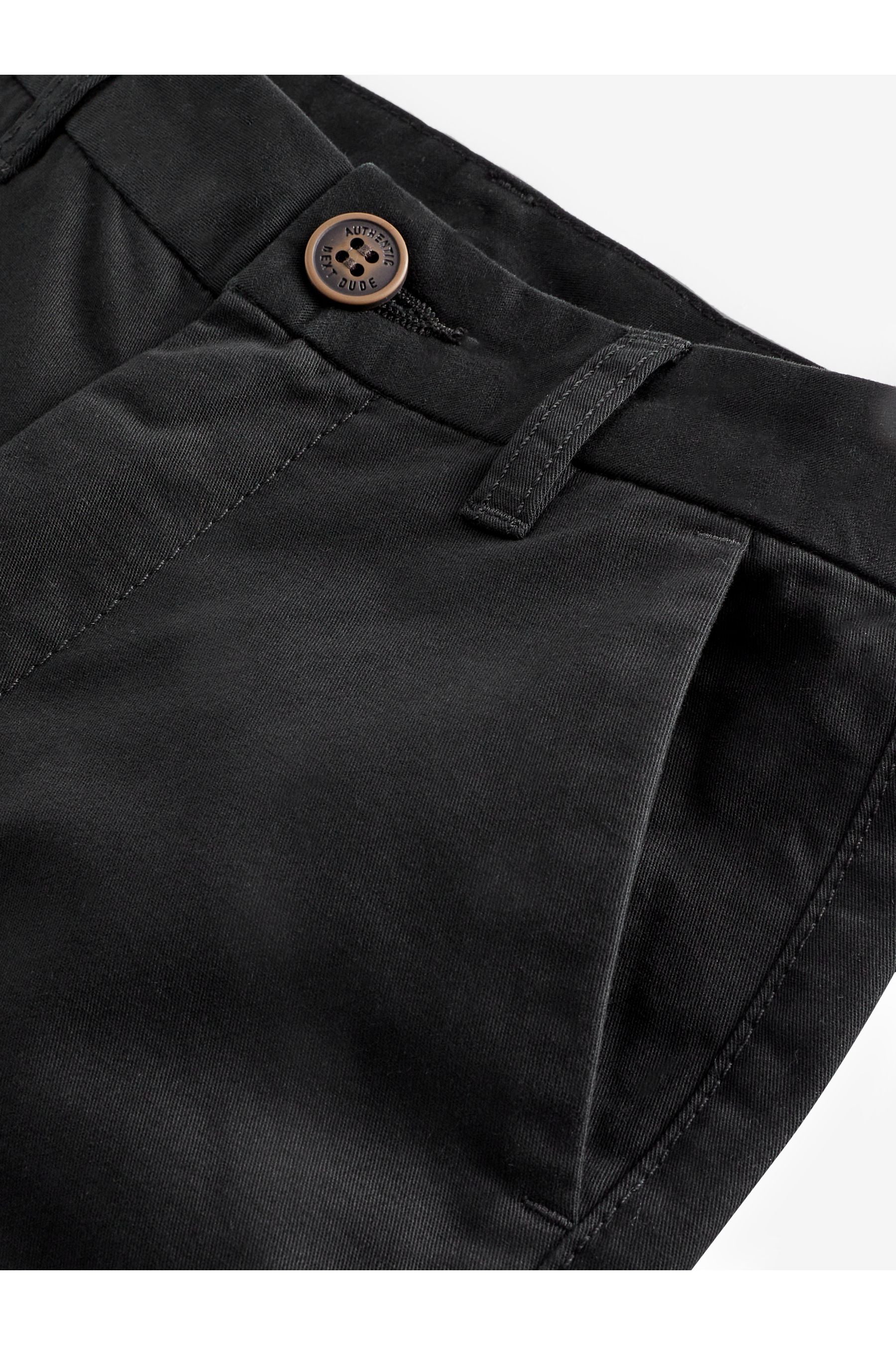 Black Chino Shorts (3-16yrs)