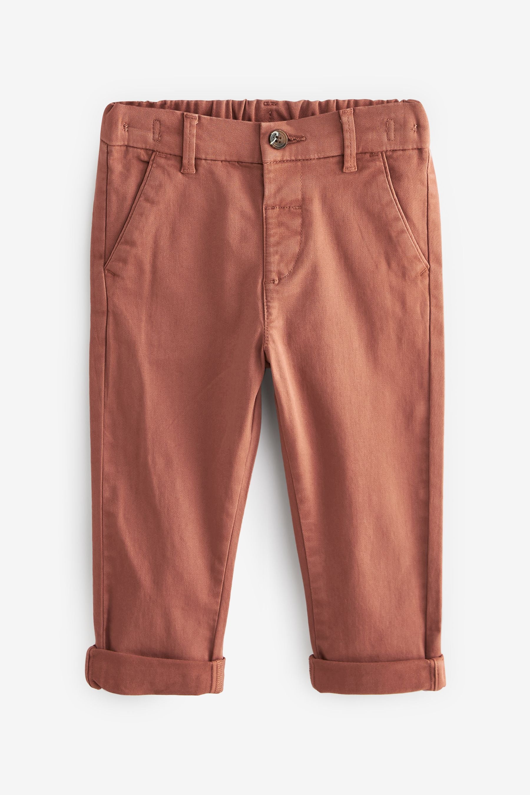 Rust Stretch Chinos Trousers (3mths-7yrs)