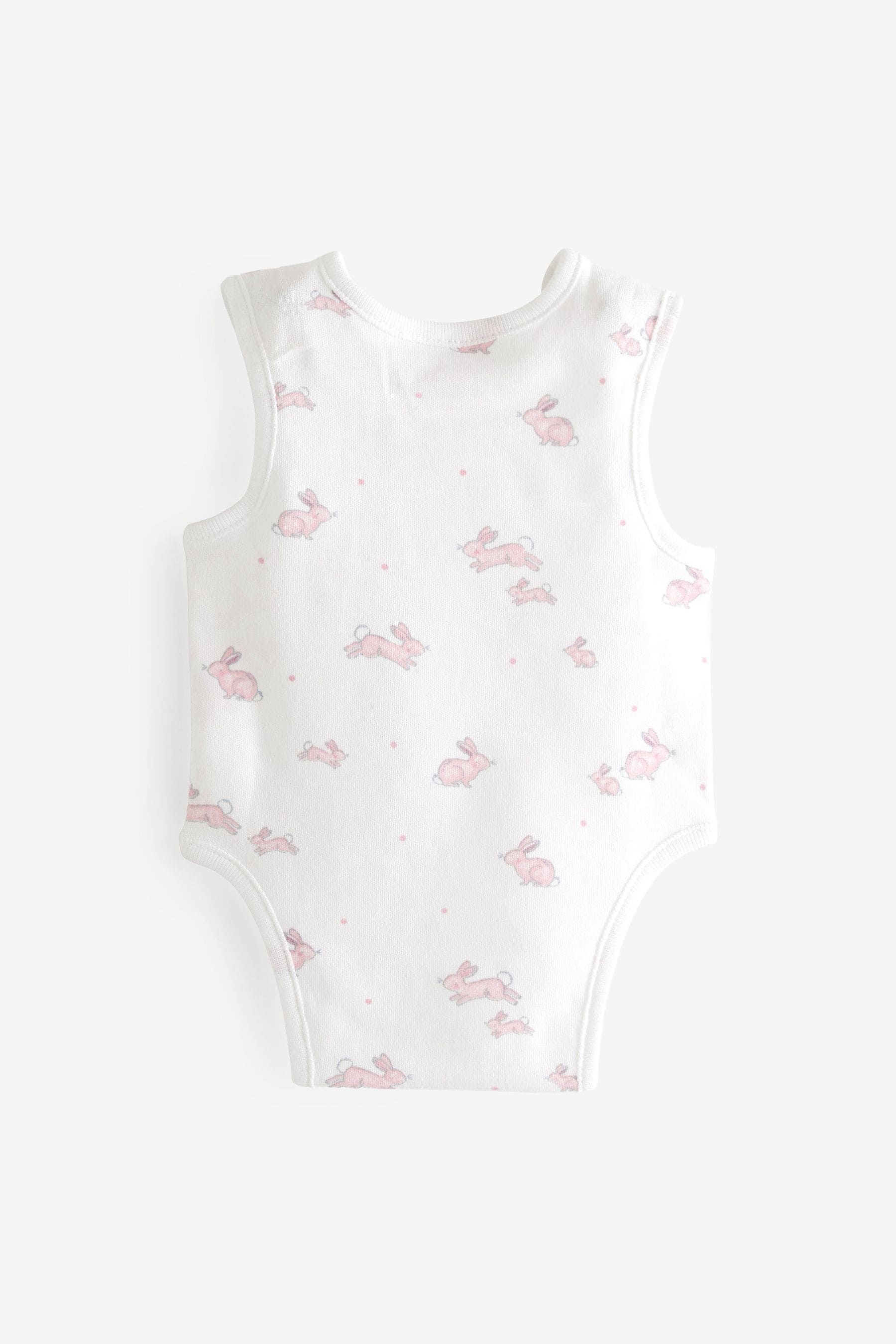 Pink Premature Baby Vest Bodysuits 3 Pack