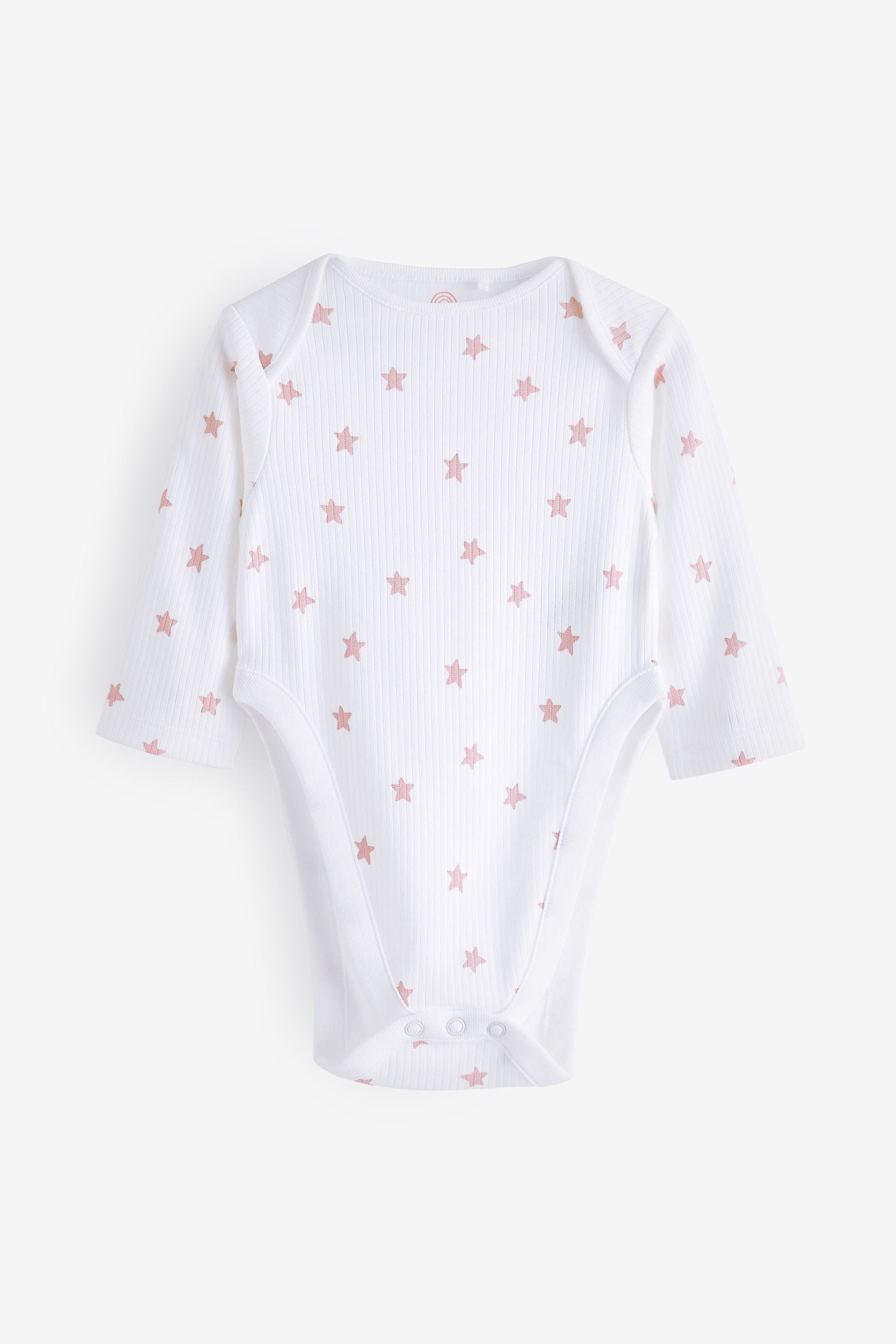 Pink Hip Dysplasia Long Sleeve Bodysuits 3 Pack