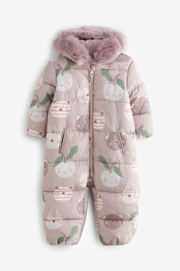 Neutral Shower Resistant Character Snowsuit (3mths-7yrs)