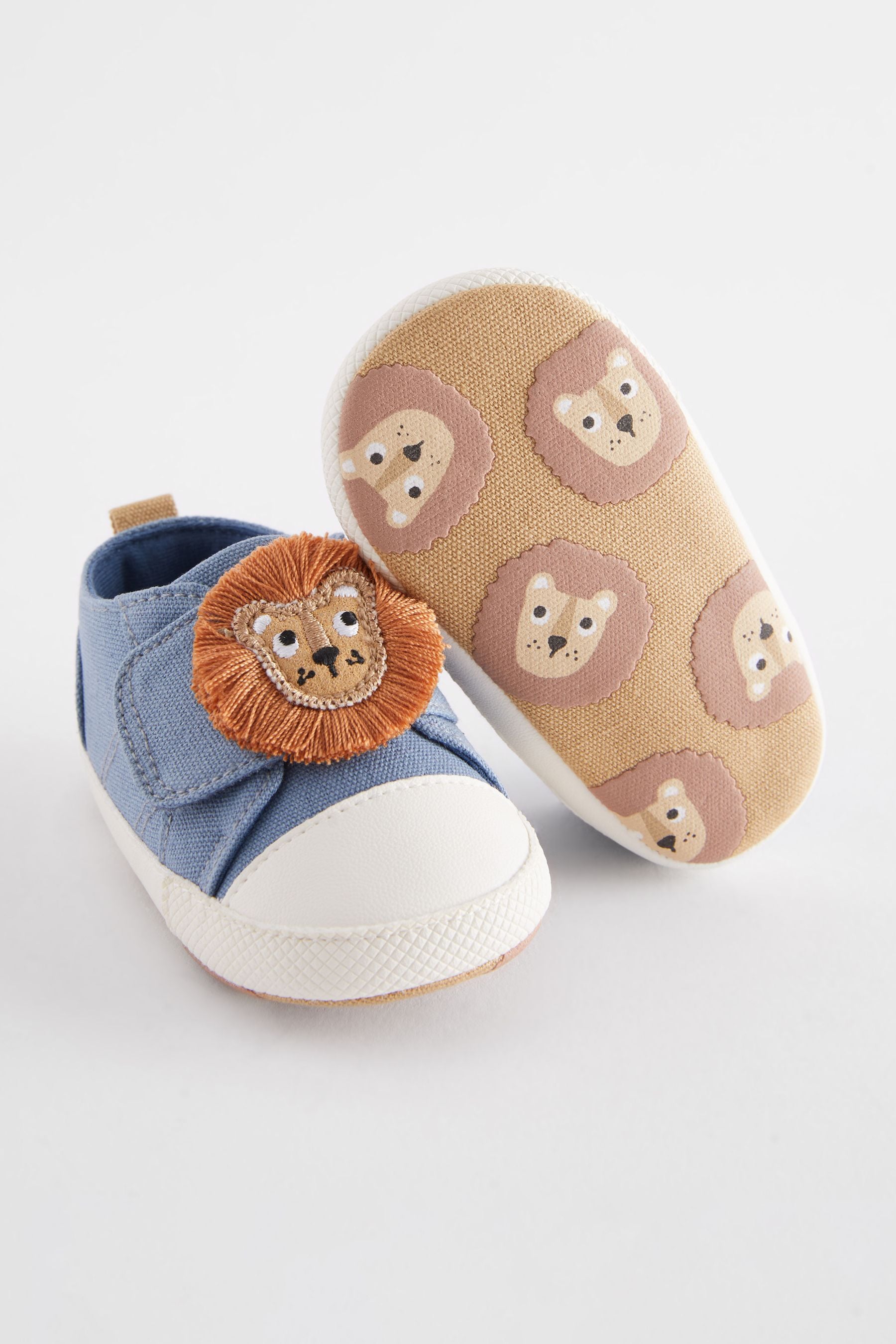 Blue Lion One Strap Baby Trainers (0-24mths)