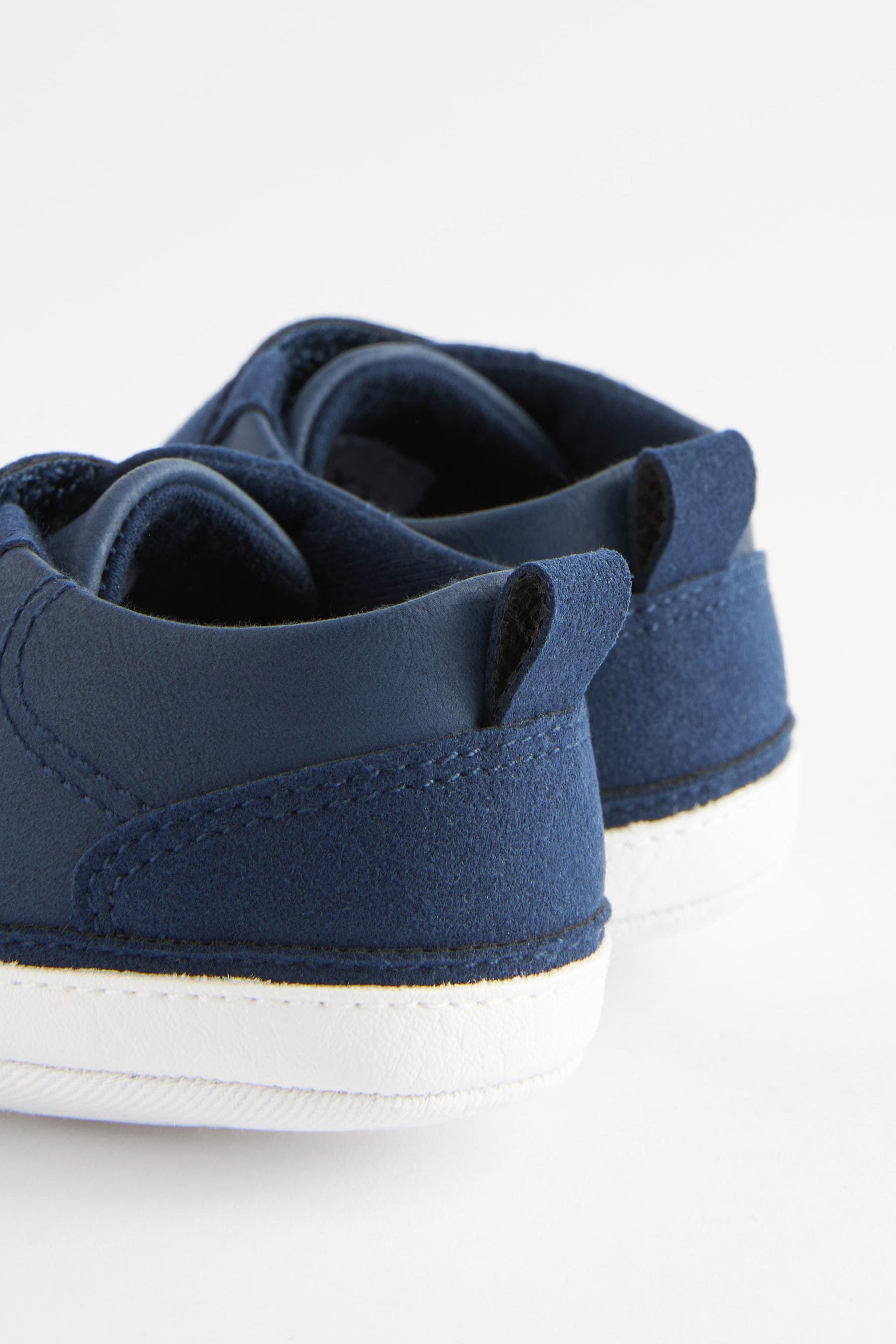 Navy Blue Two Strap Baby Trainers (0-24mths)