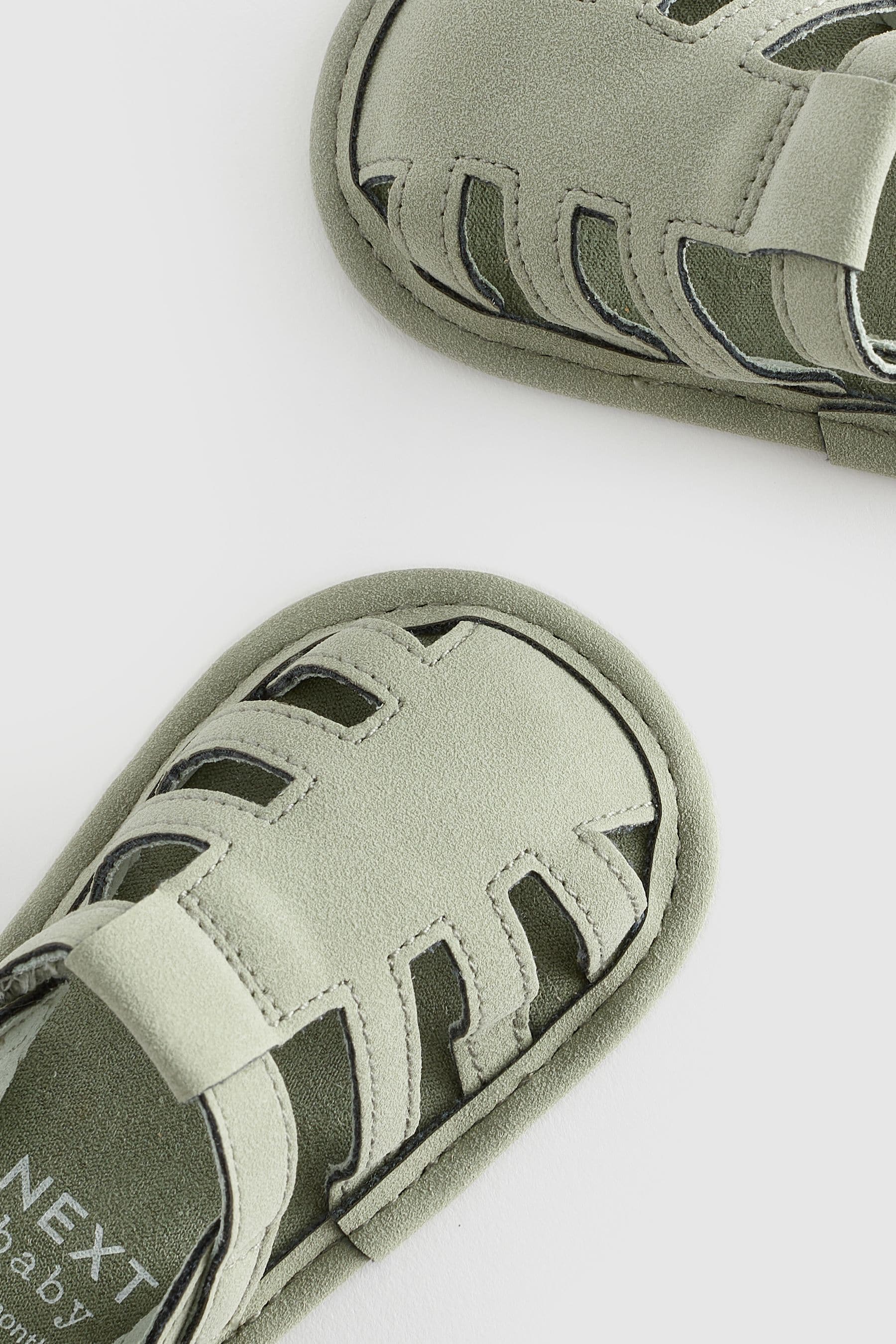 Sage Green Fisherman Baby Sandals (0-24mths)