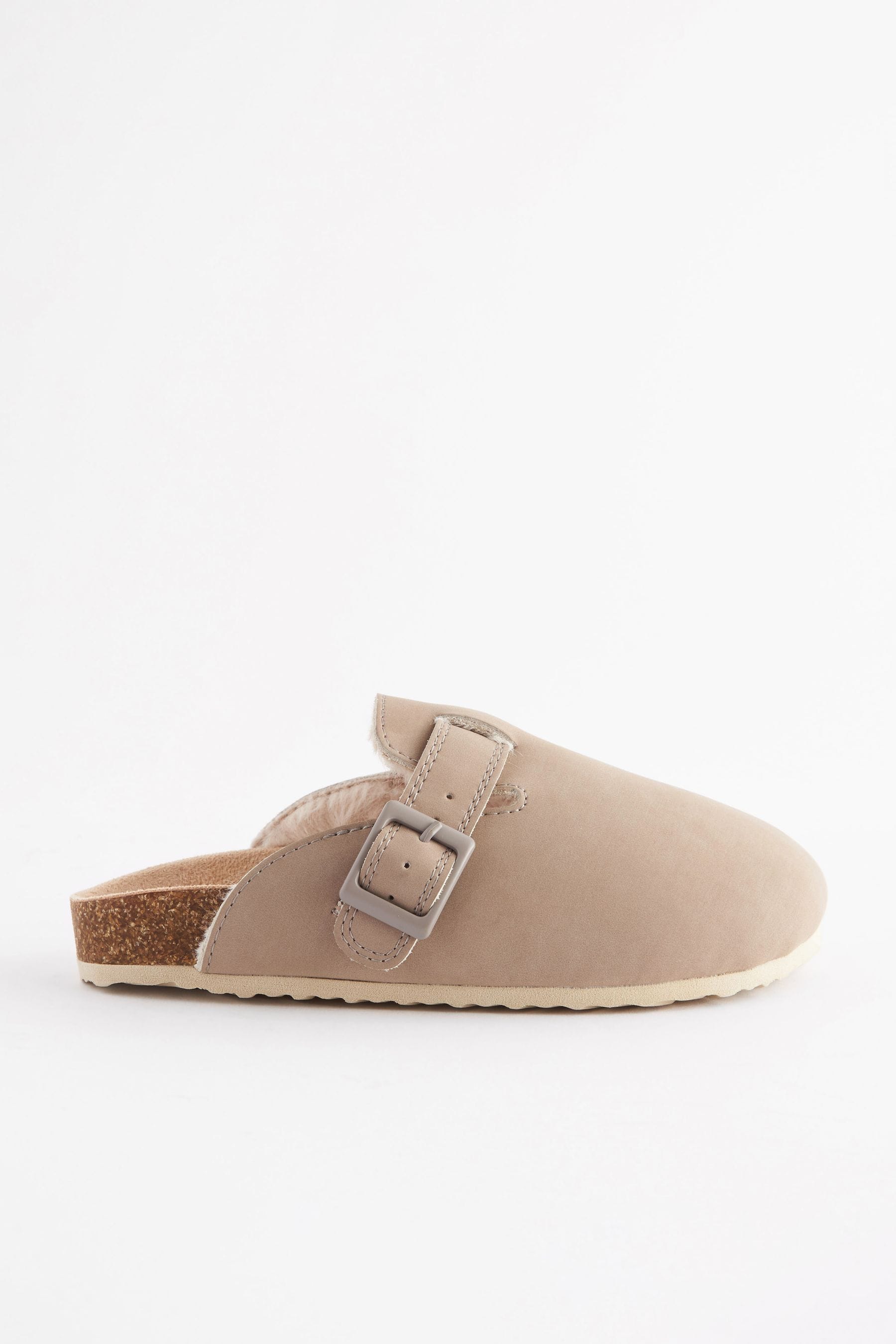 Neutral Stone Clog Slippers