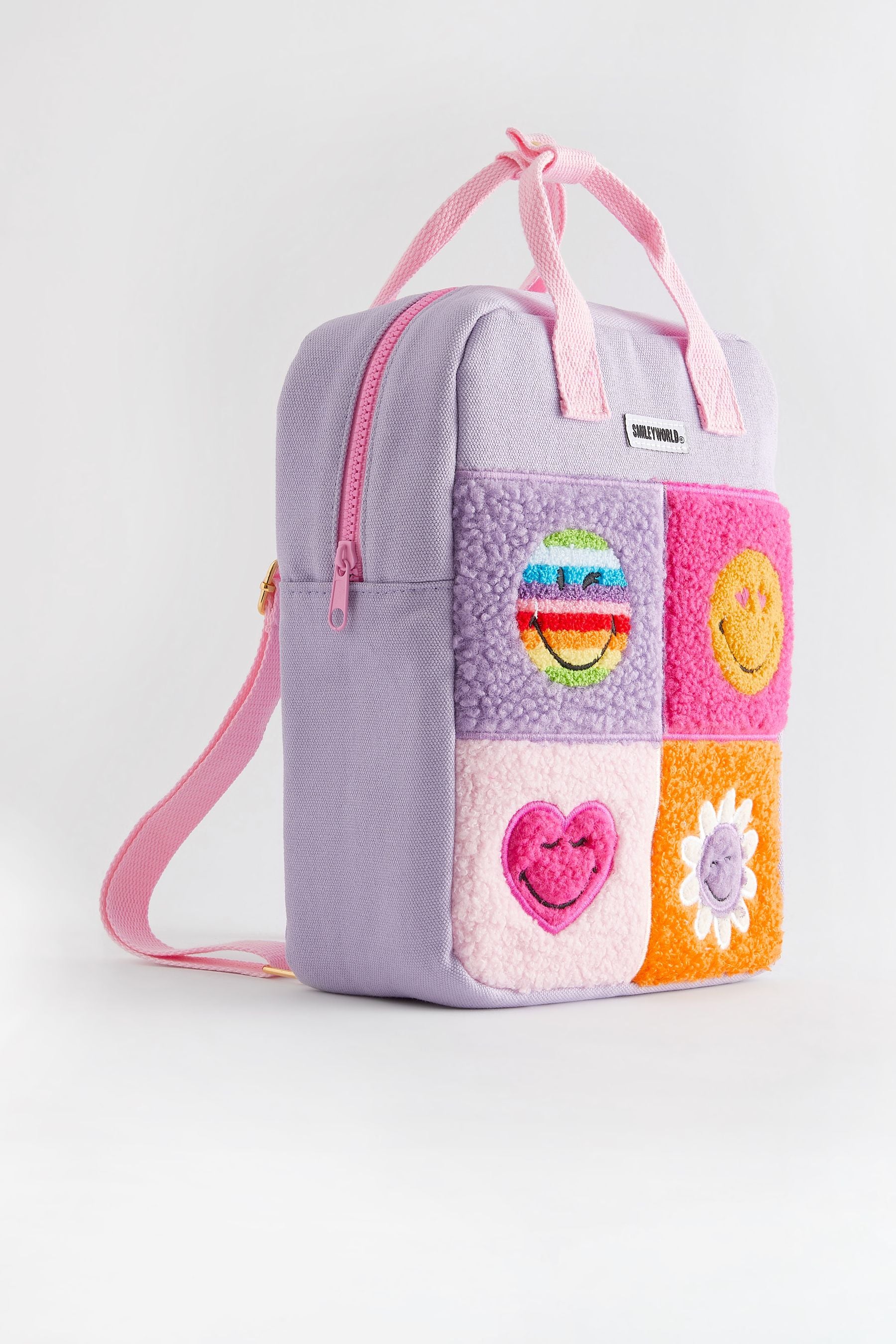 Lilac Purple SMILEYWORLD® Borg Rucksack