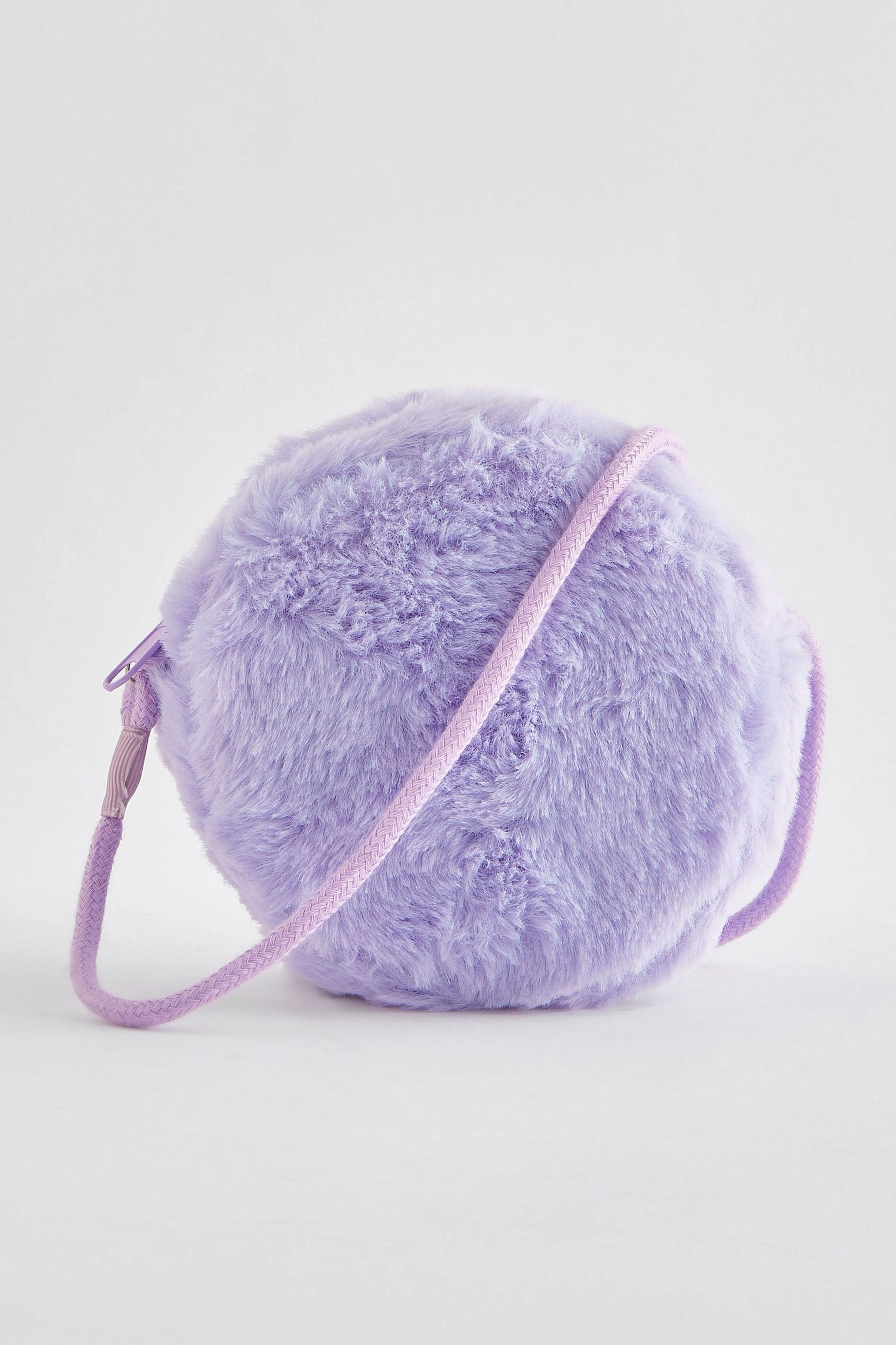 Lilac Purple SMILEYWORLD® Faux Fur Bag