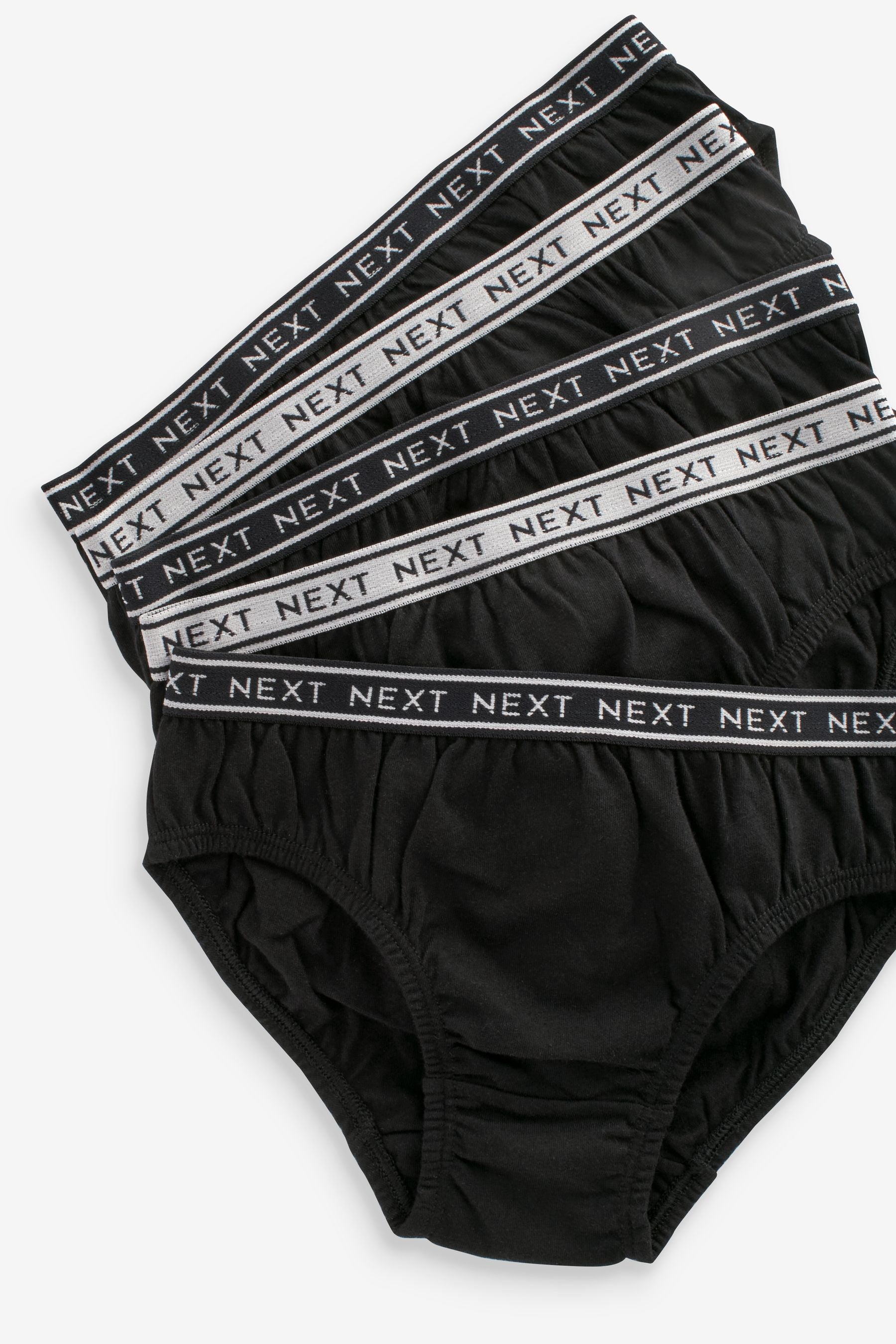 Black Briefs 5 Pack (1.5-16yrs)