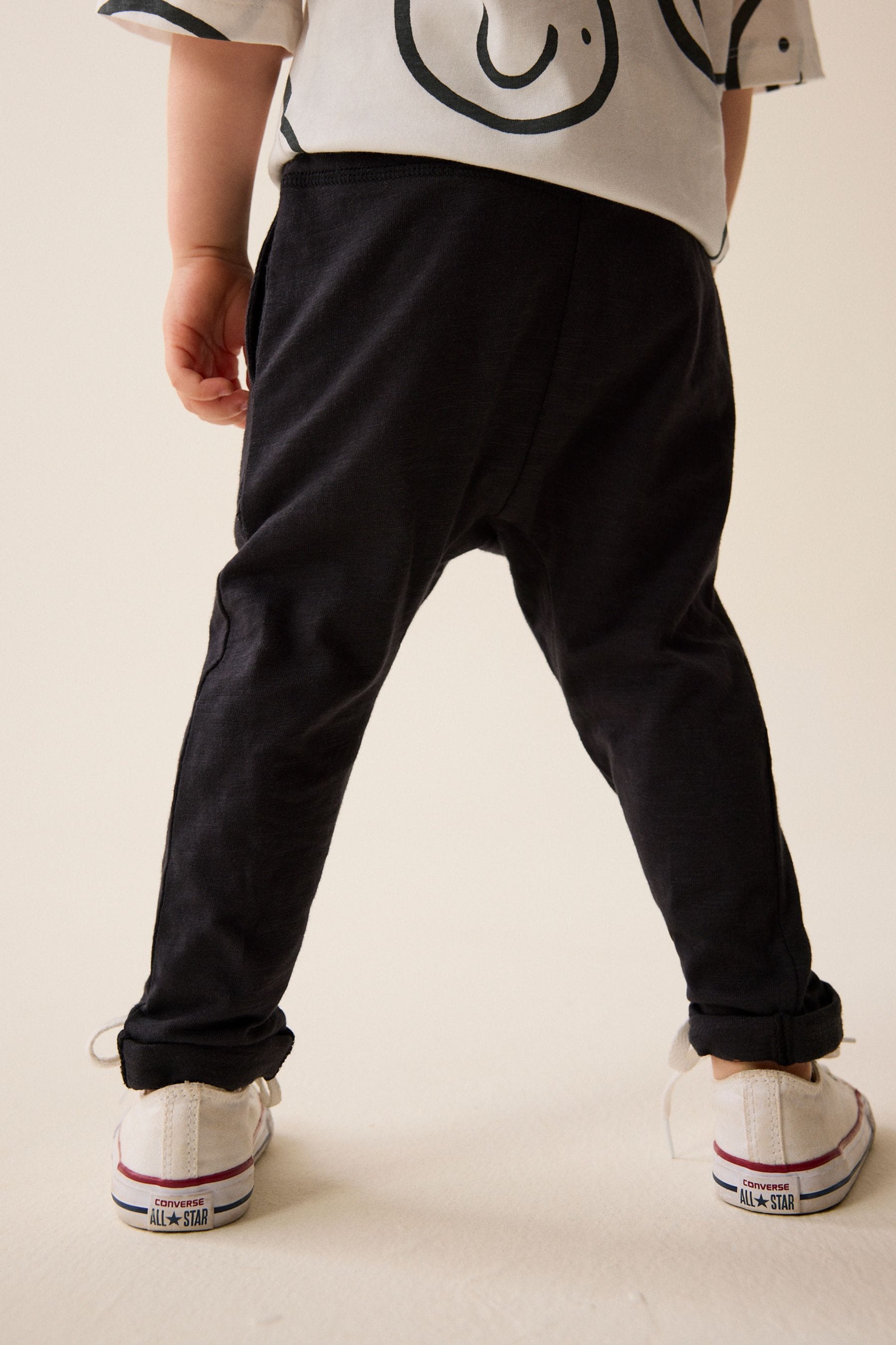 Charcoal Grey Lightweight Jersey Joggers (3mths-7yrs)