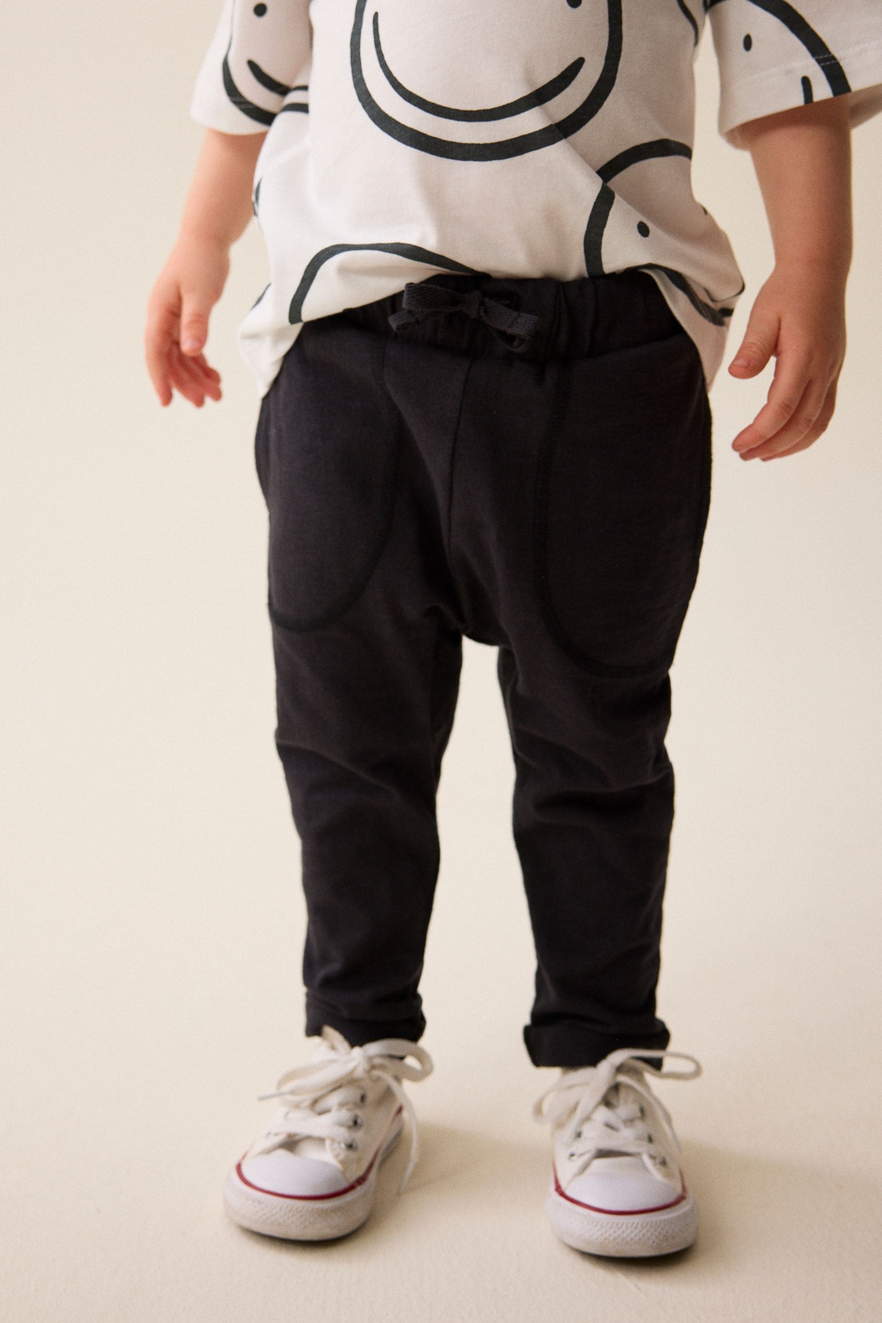 Charcoal Grey Lightweight Jersey Joggers (3mths-7yrs)