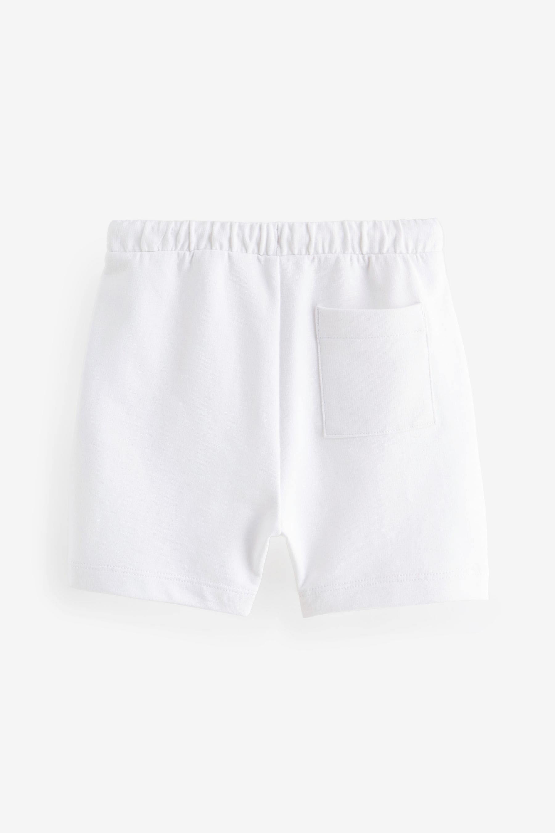 White Jersey Shorts (3mths-7yrs)